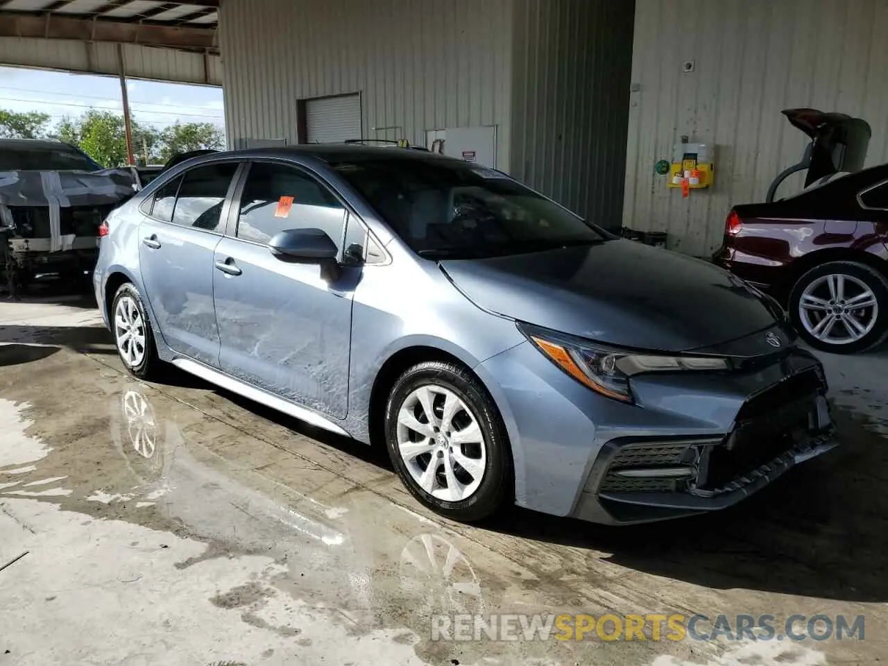 4 fotografías del automóvil dañado 5YFS4RCE2LP046643 TOYOTA COROLLA 2020