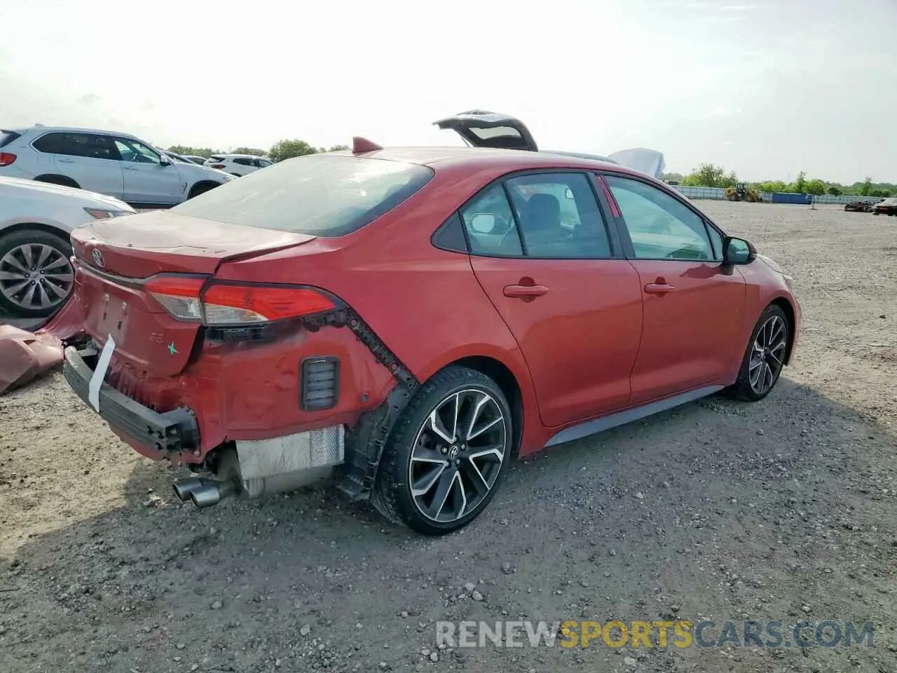 3 fotografías del automóvil dañado 5YFS4RCE2LP048294 TOYOTA COROLLA 2020