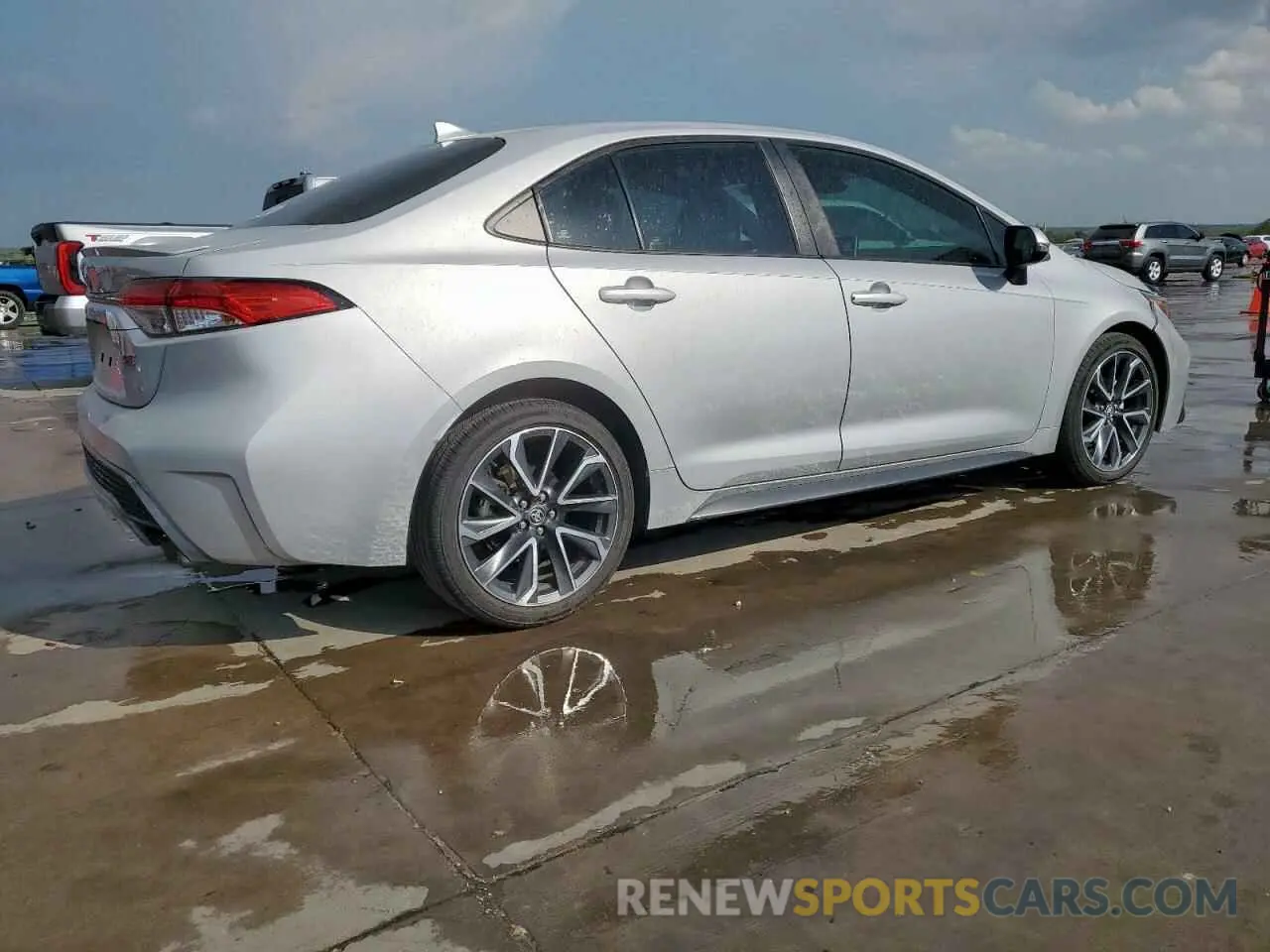 3 fotografías del automóvil dañado 5YFS4RCE2LP052586 TOYOTA COROLLA 2020