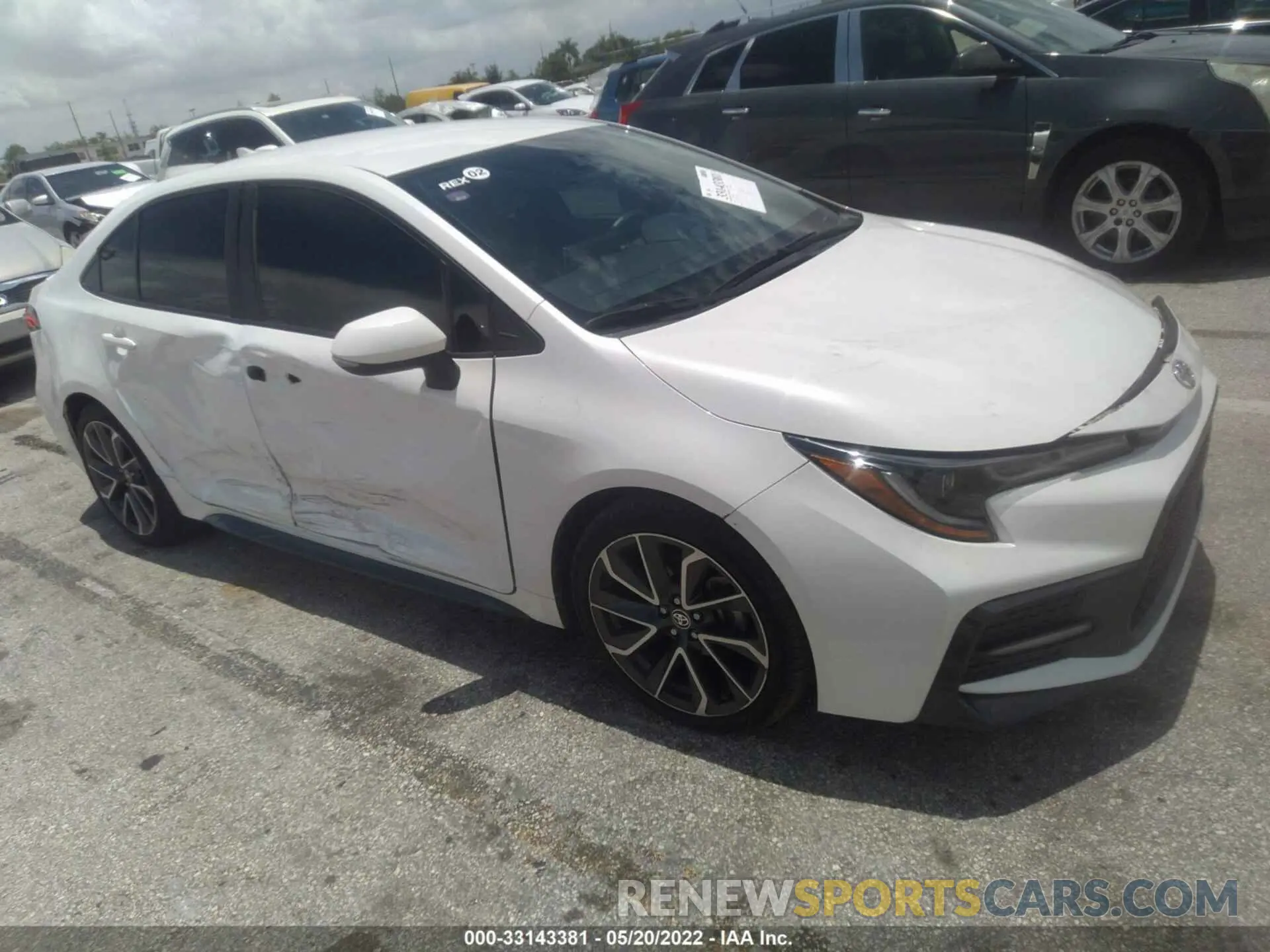 1 fotografías del automóvil dañado 5YFS4RCE3LP022285 TOYOTA COROLLA 2020