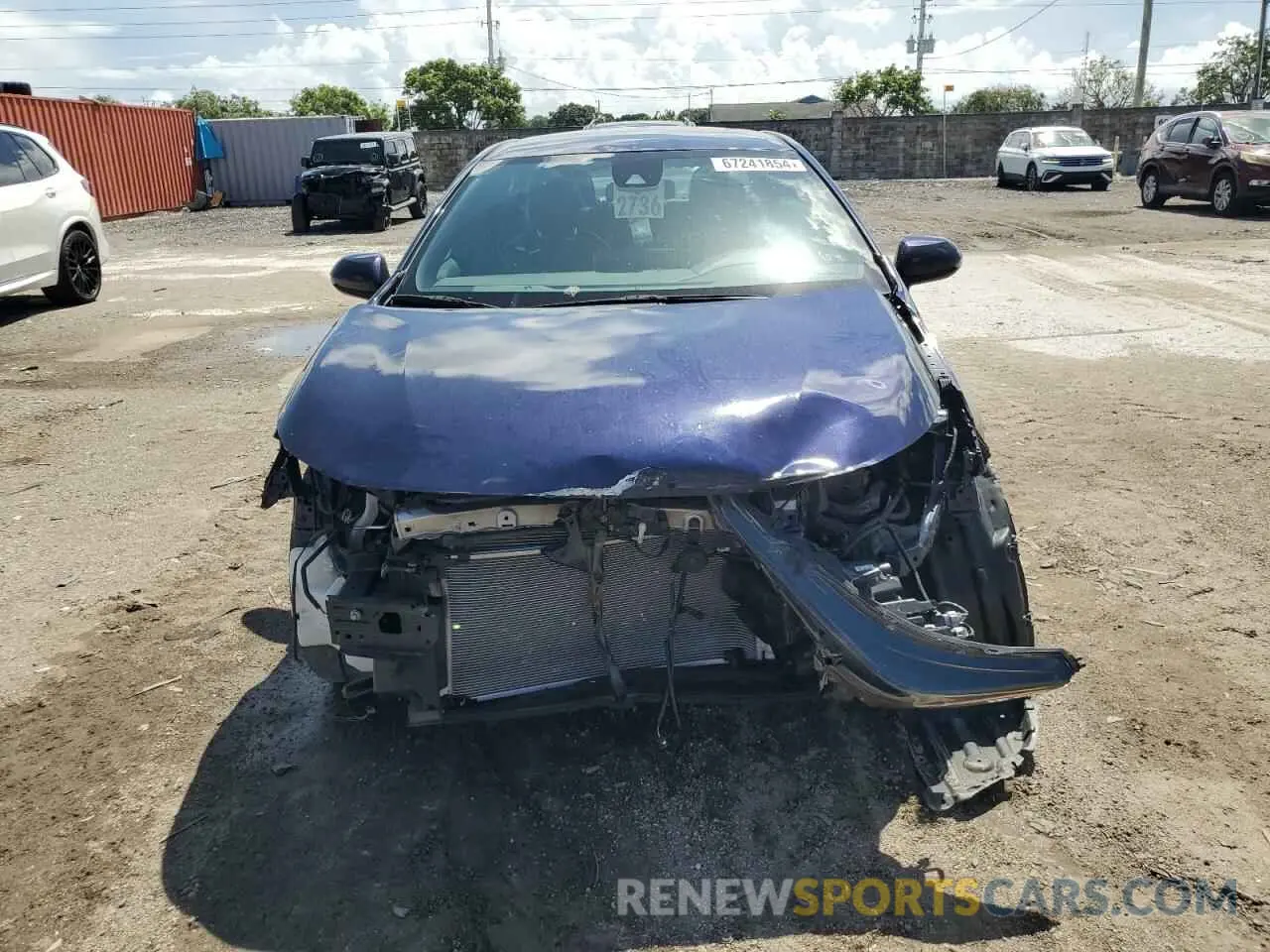 5 fotografías del automóvil dañado 5YFS4RCE3LP035540 TOYOTA COROLLA 2020