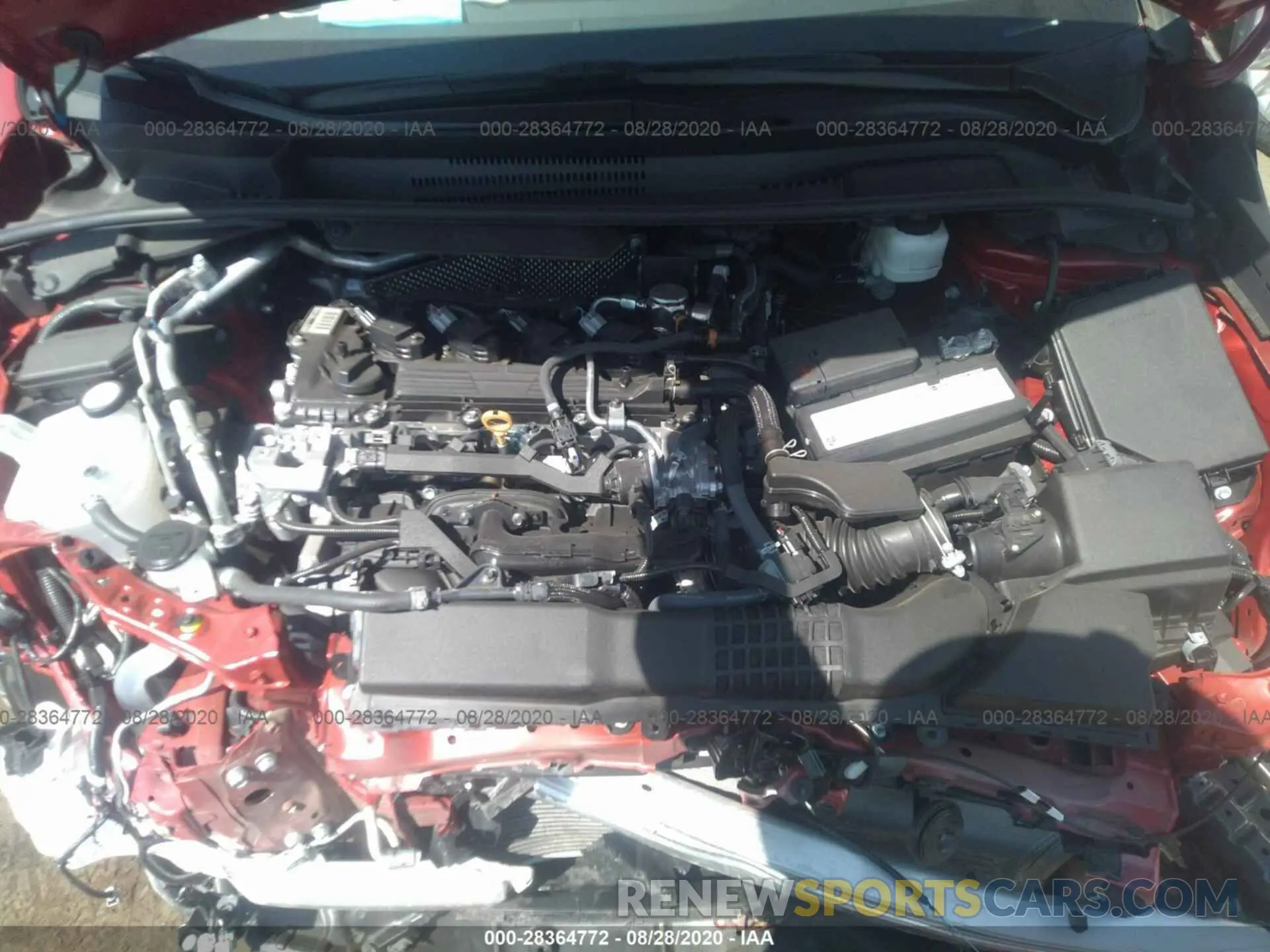 10 fotografías del automóvil dañado 5YFS4RCE3LP045100 TOYOTA COROLLA 2020