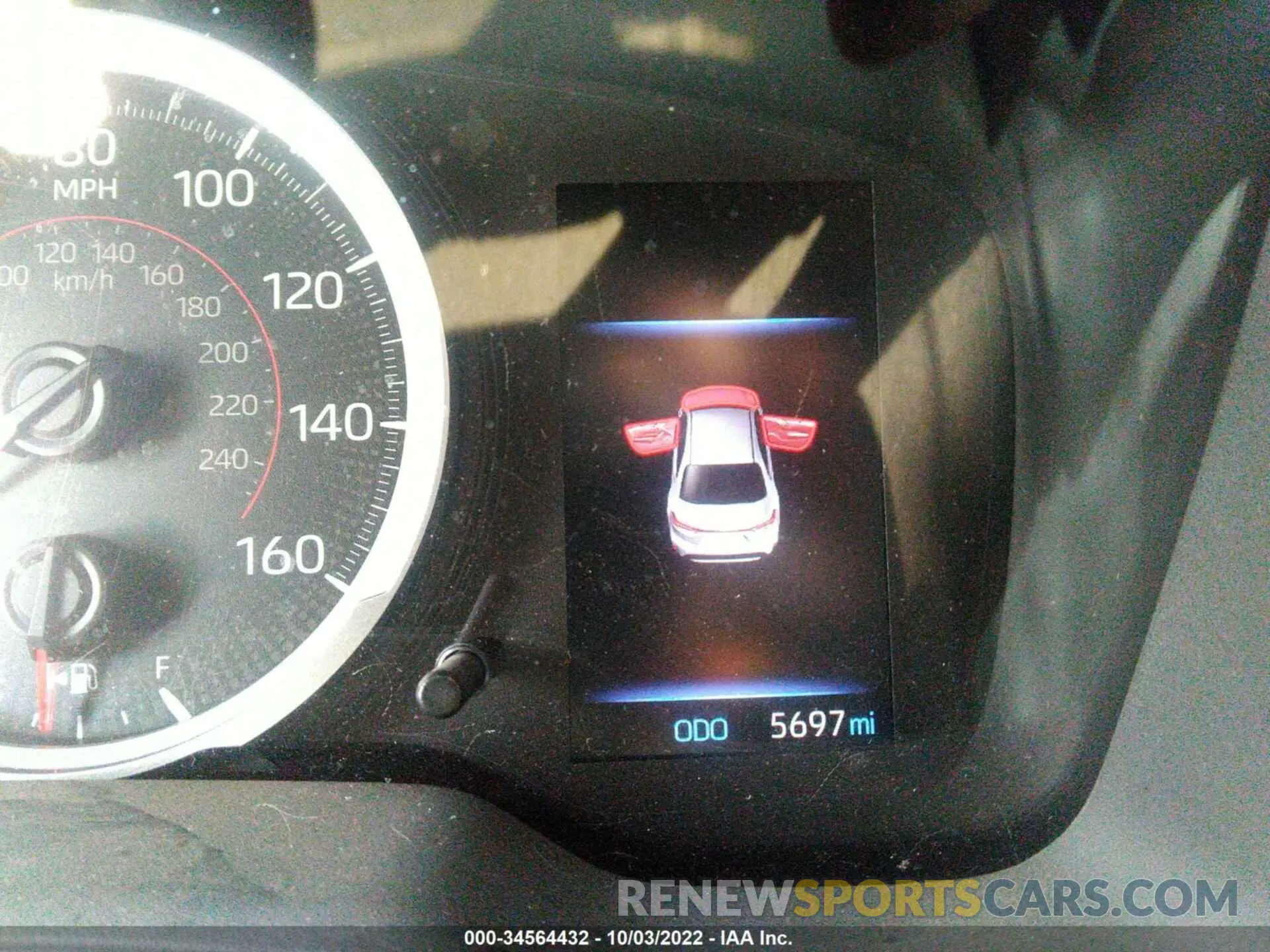 7 fotografías del automóvil dañado 5YFS4RCE3LP046988 TOYOTA COROLLA 2020