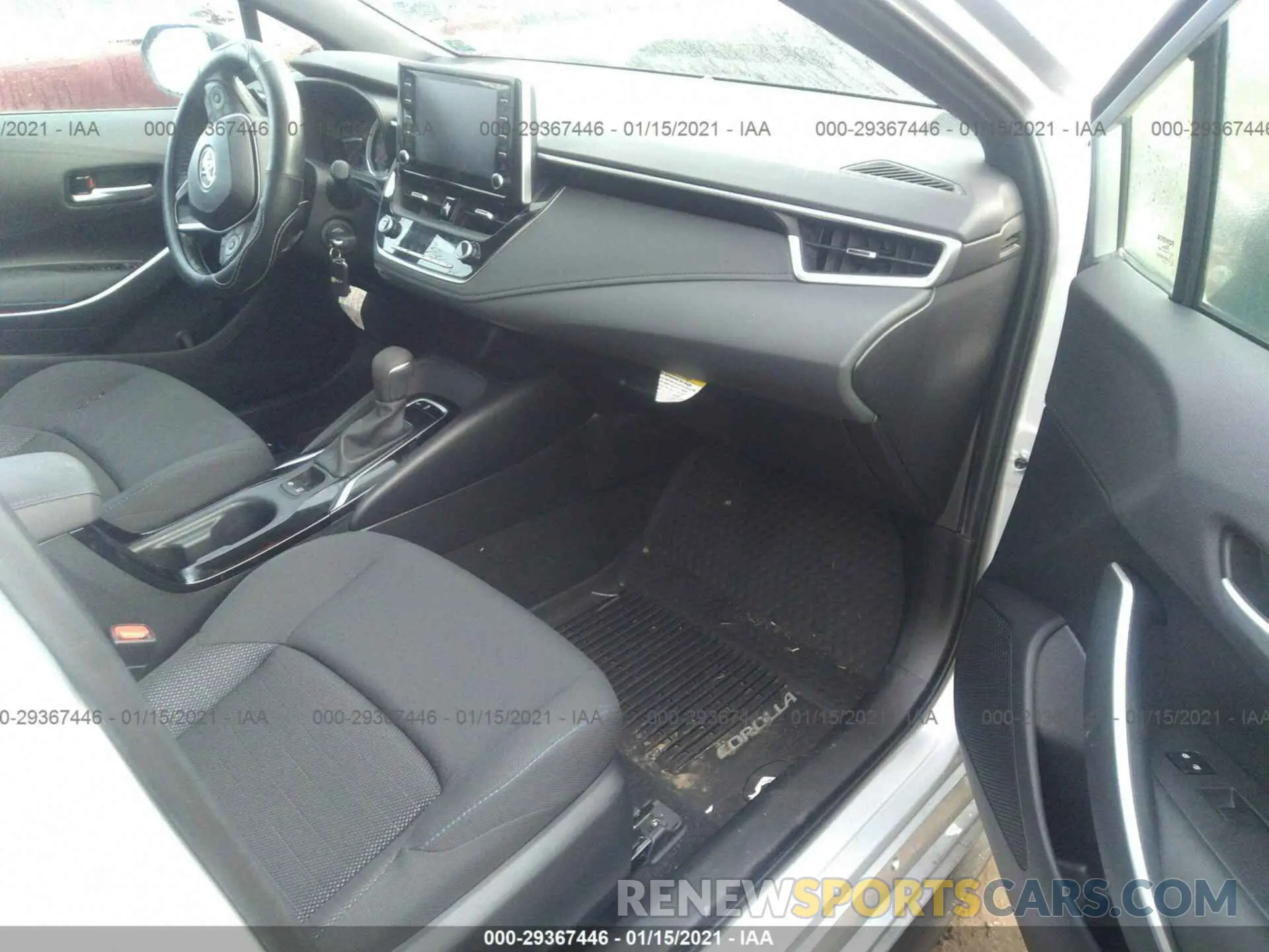 5 fotografías del automóvil dañado 5YFS4RCE3LP050555 TOYOTA COROLLA 2020