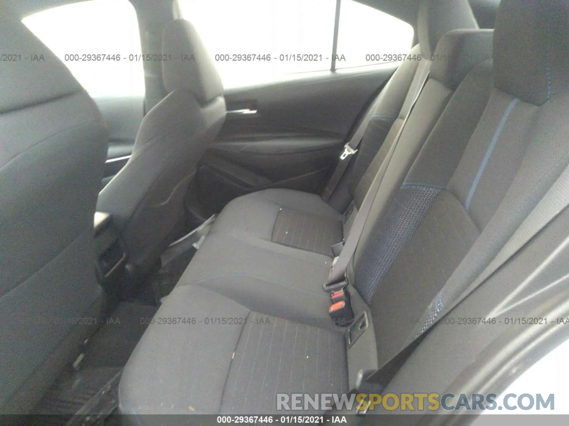 8 fotografías del automóvil dañado 5YFS4RCE3LP050555 TOYOTA COROLLA 2020