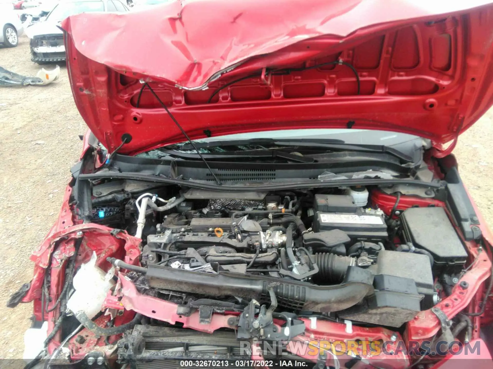 10 fotografías del automóvil dañado 5YFS4RCE3LP052435 TOYOTA COROLLA 2020