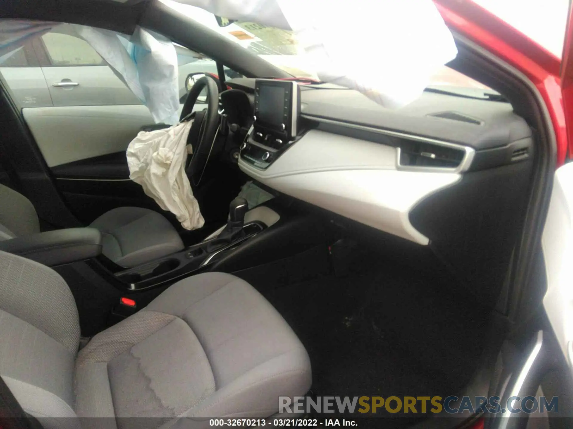 5 fotografías del automóvil dañado 5YFS4RCE3LP052435 TOYOTA COROLLA 2020