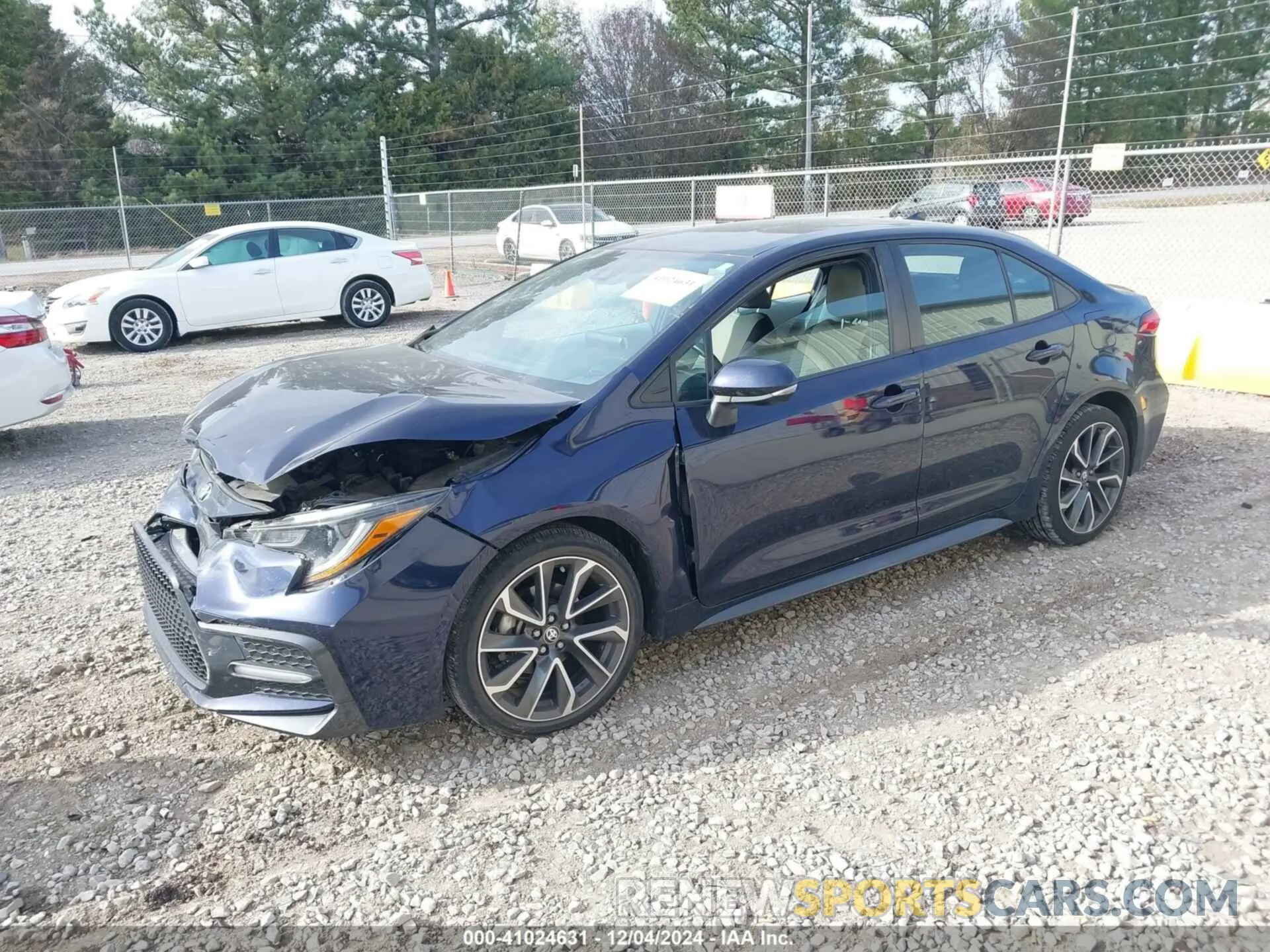 2 fotografías del automóvil dañado 5YFS4RCE4LP002336 TOYOTA COROLLA 2020