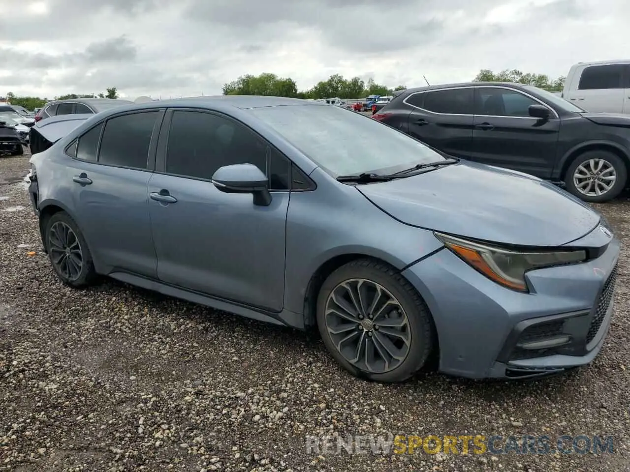 4 fotografías del automóvil dañado 5YFS4RCE4LP022862 TOYOTA COROLLA 2020