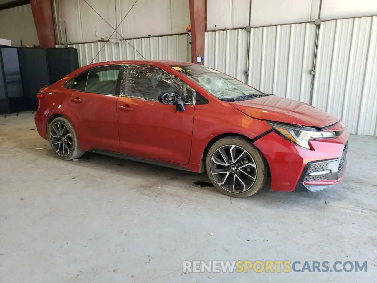 4 fotografías del automóvil dañado 5YFS4RCE4LP023042 TOYOTA COROLLA 2020