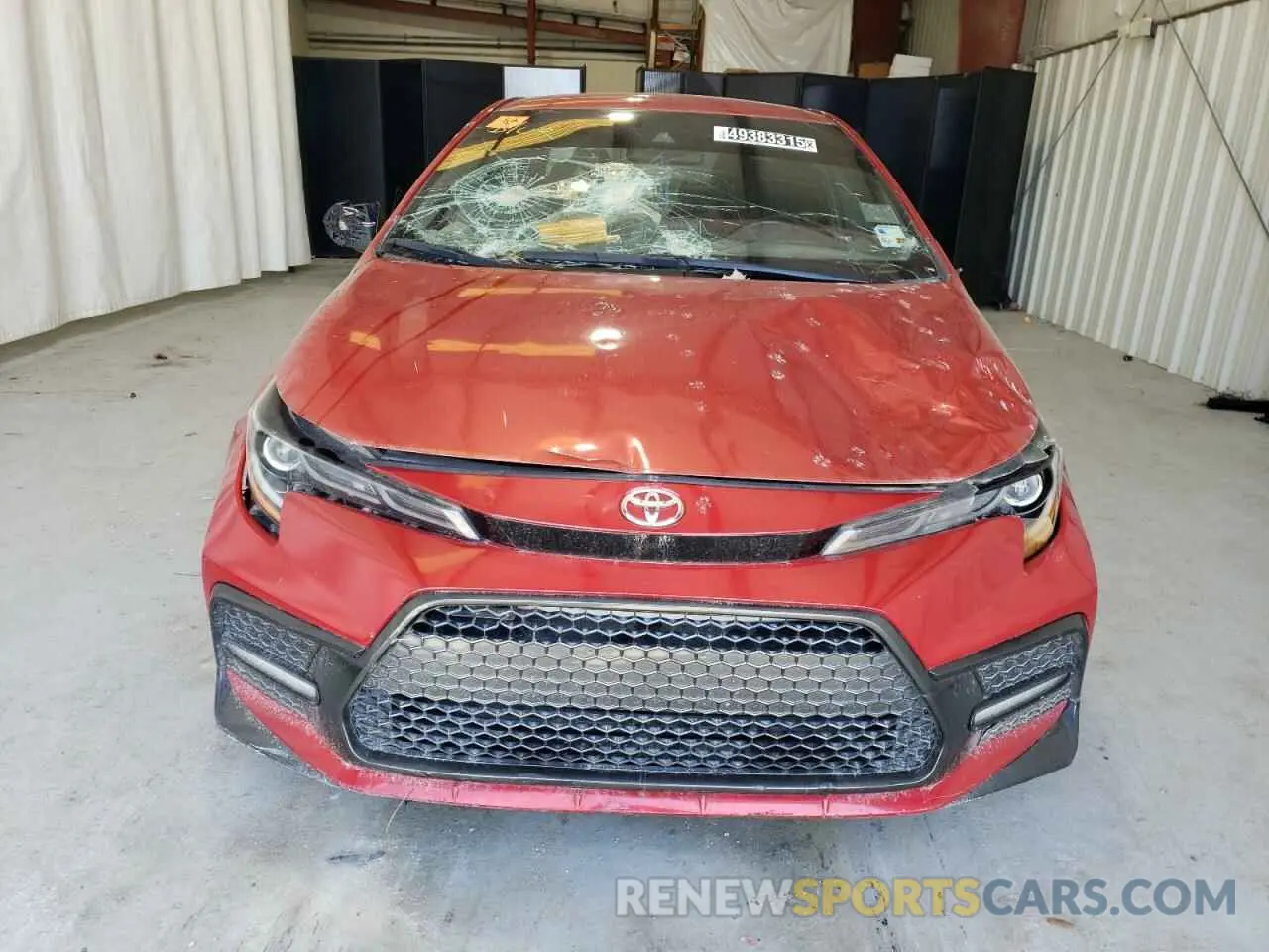 5 fotografías del automóvil dañado 5YFS4RCE4LP023042 TOYOTA COROLLA 2020