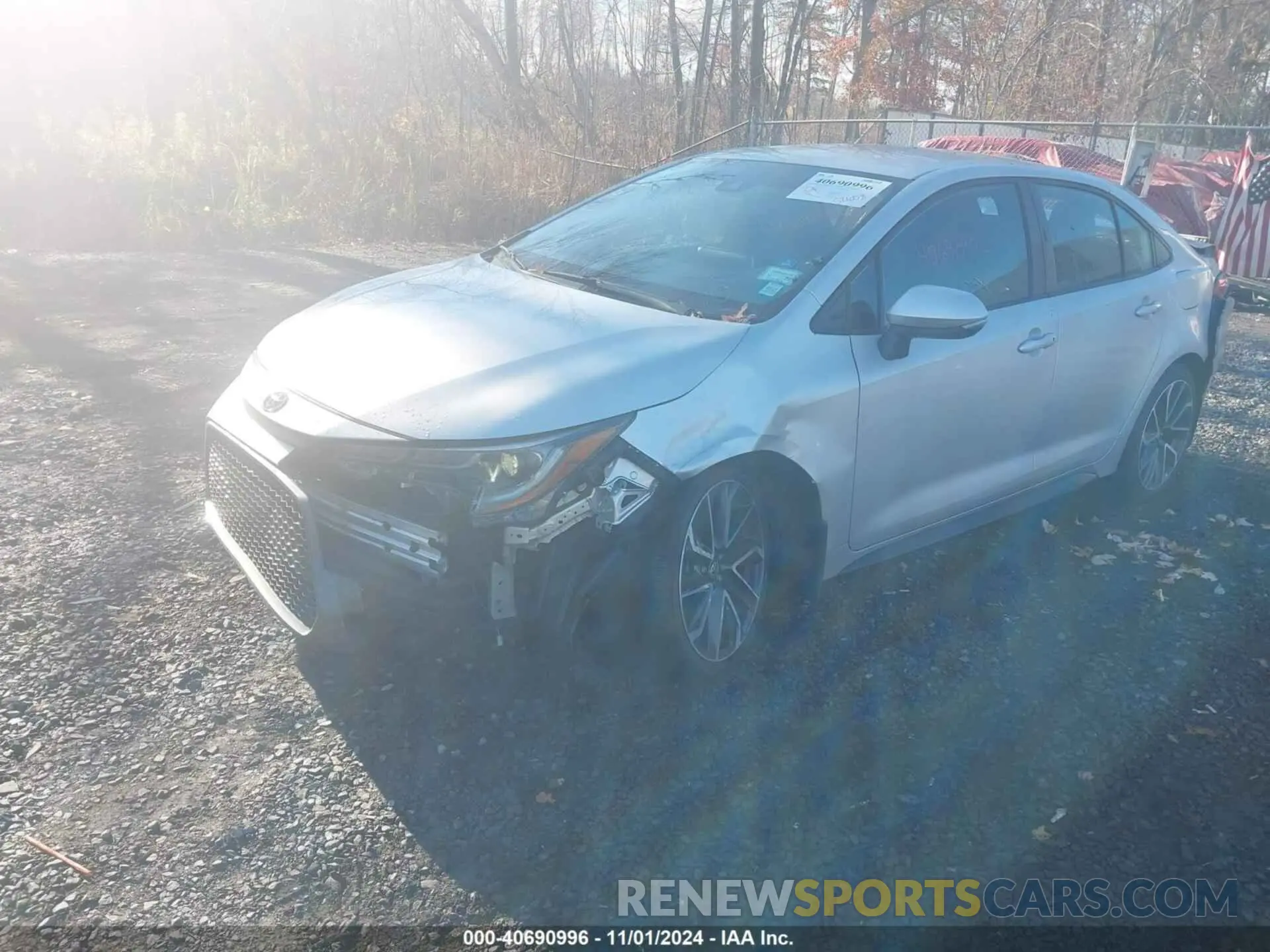 2 fotografías del automóvil dañado 5YFS4RCE4LP026488 TOYOTA COROLLA 2020