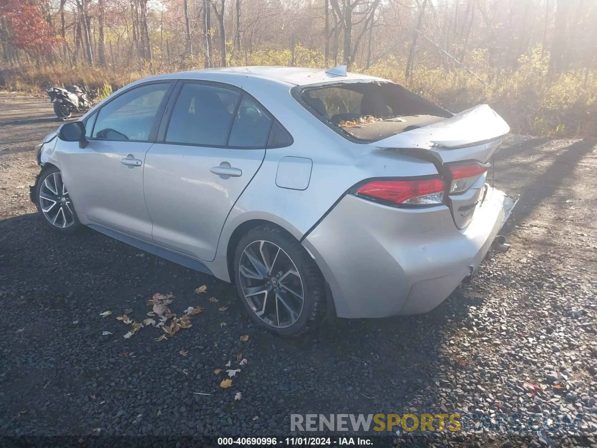 3 fotografías del automóvil dañado 5YFS4RCE4LP026488 TOYOTA COROLLA 2020