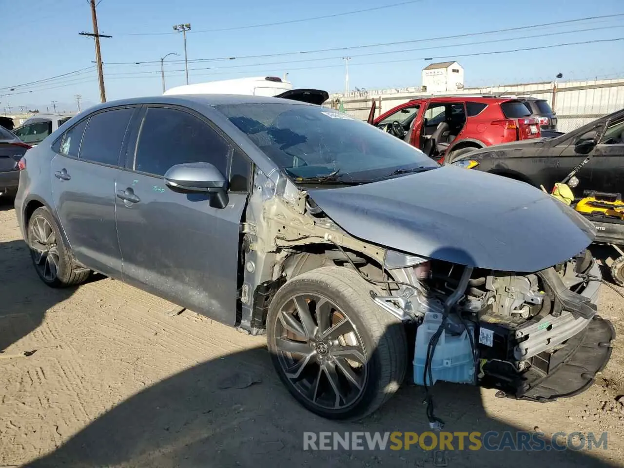 4 fotografías del automóvil dañado 5YFS4RCE4LP034901 TOYOTA COROLLA 2020