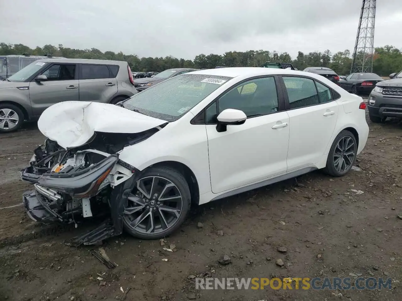 1 fotografías del automóvil dañado 5YFS4RCE4LP037703 TOYOTA COROLLA 2020