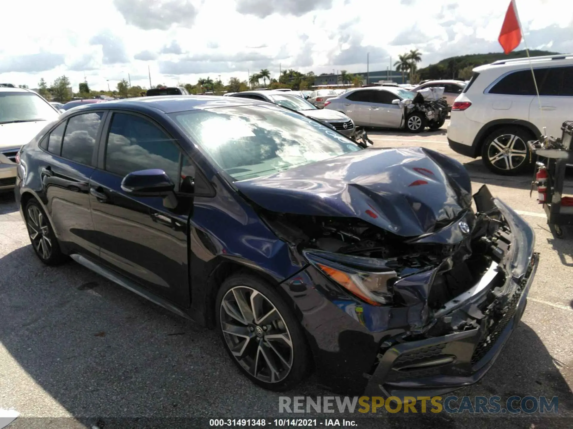 1 fotografías del automóvil dañado 5YFS4RCE5LP010106 TOYOTA COROLLA 2020