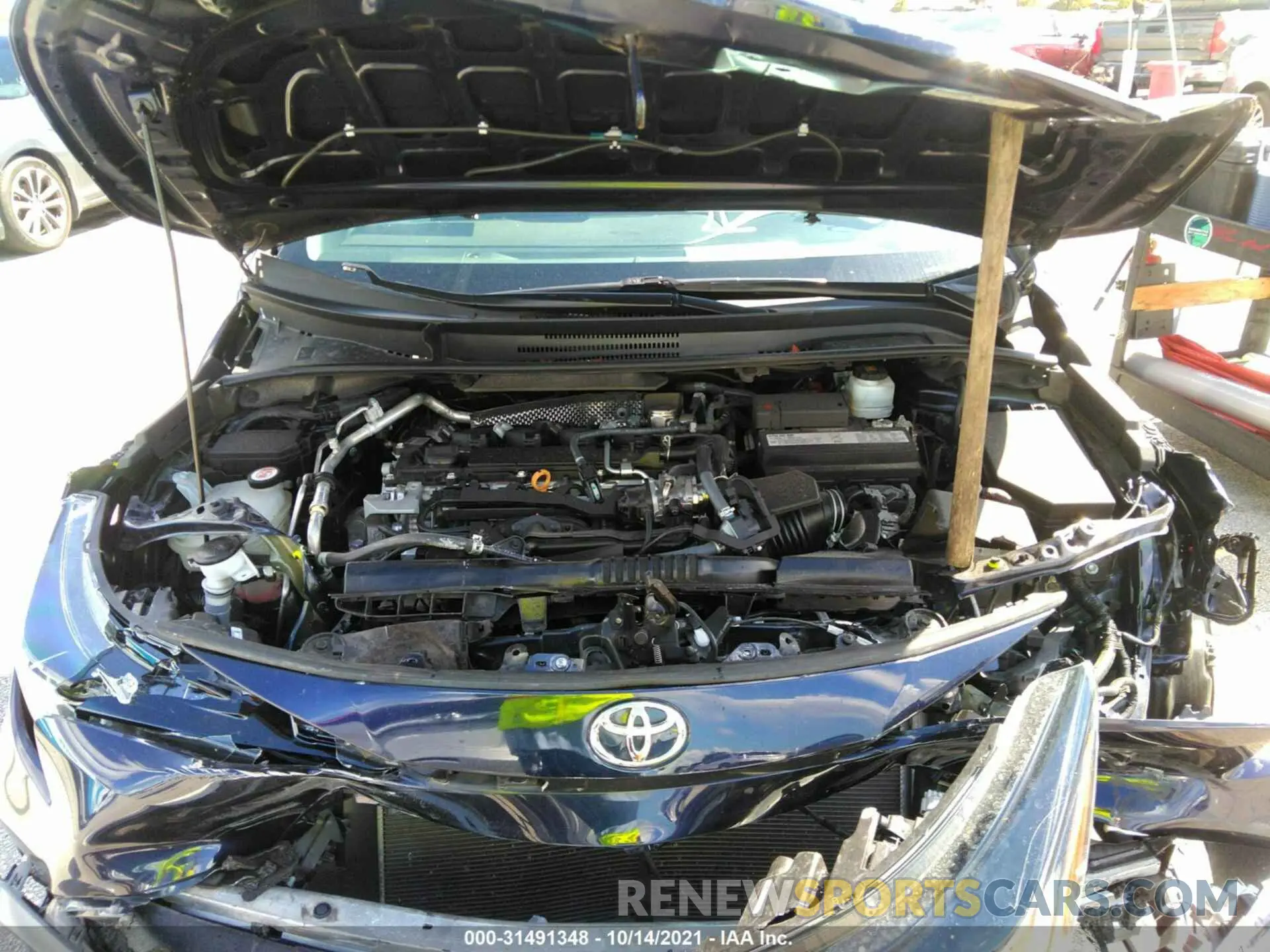 10 fotografías del automóvil dañado 5YFS4RCE5LP010106 TOYOTA COROLLA 2020