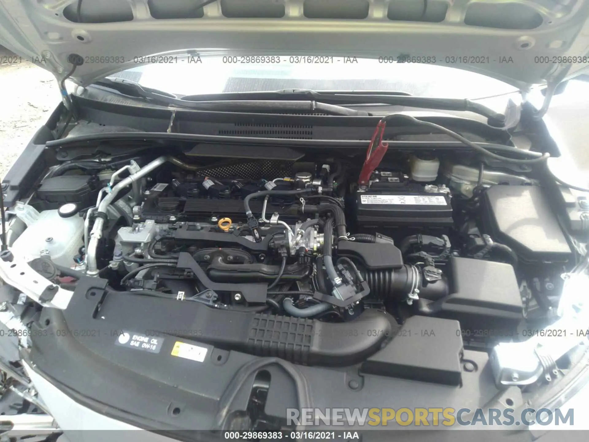 10 fotografías del automóvil dañado 5YFS4RCE5LP021459 TOYOTA COROLLA 2020