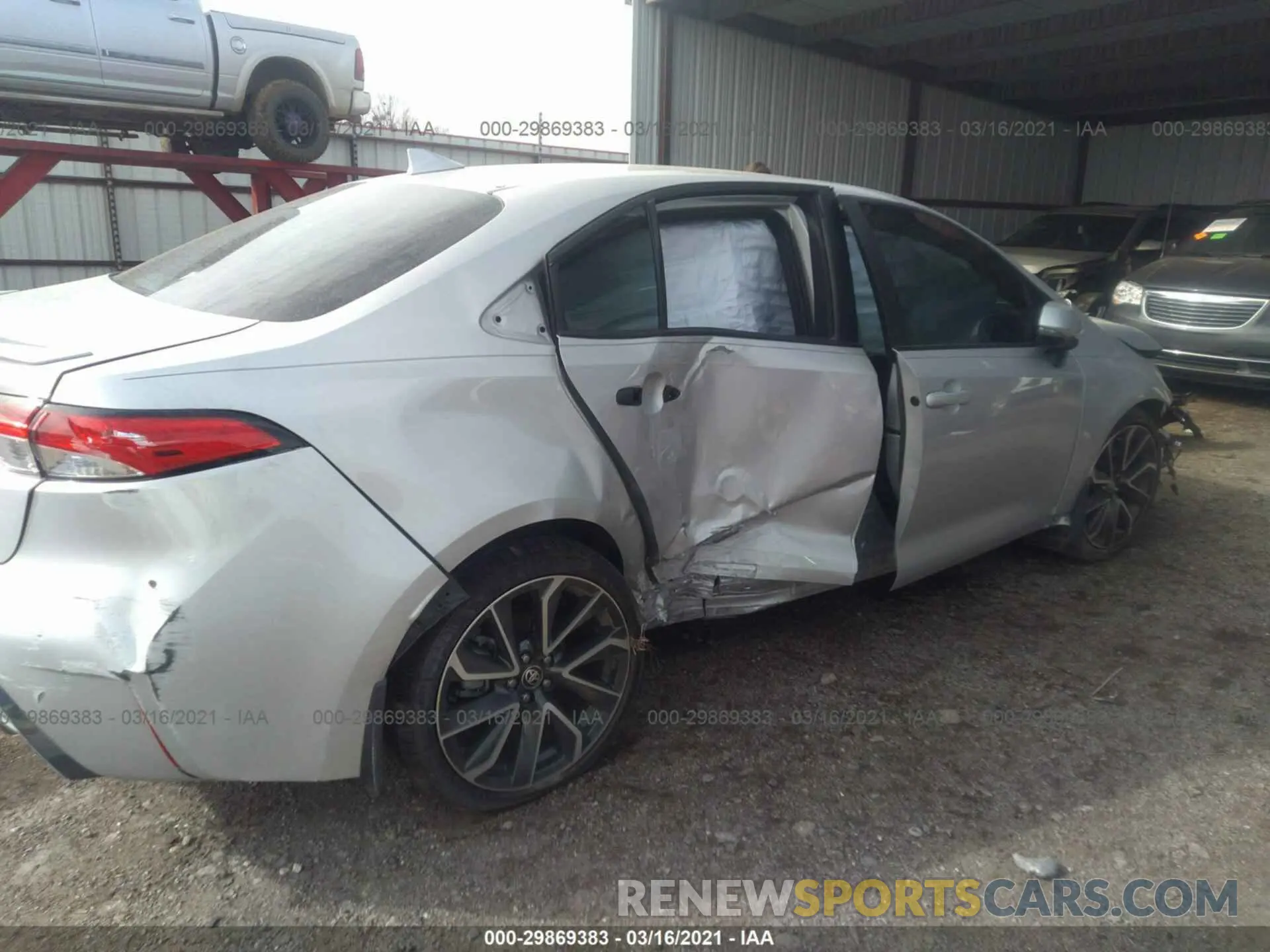 6 fotografías del automóvil dañado 5YFS4RCE5LP021459 TOYOTA COROLLA 2020