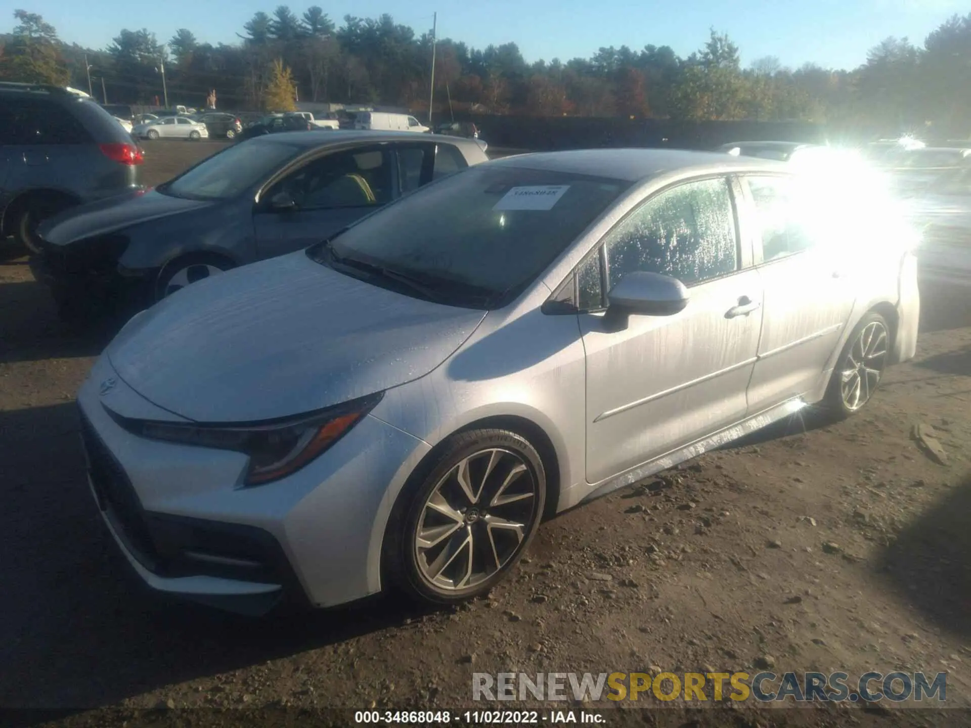 2 fotografías del automóvil dañado 5YFS4RCE5LP021980 TOYOTA COROLLA 2020
