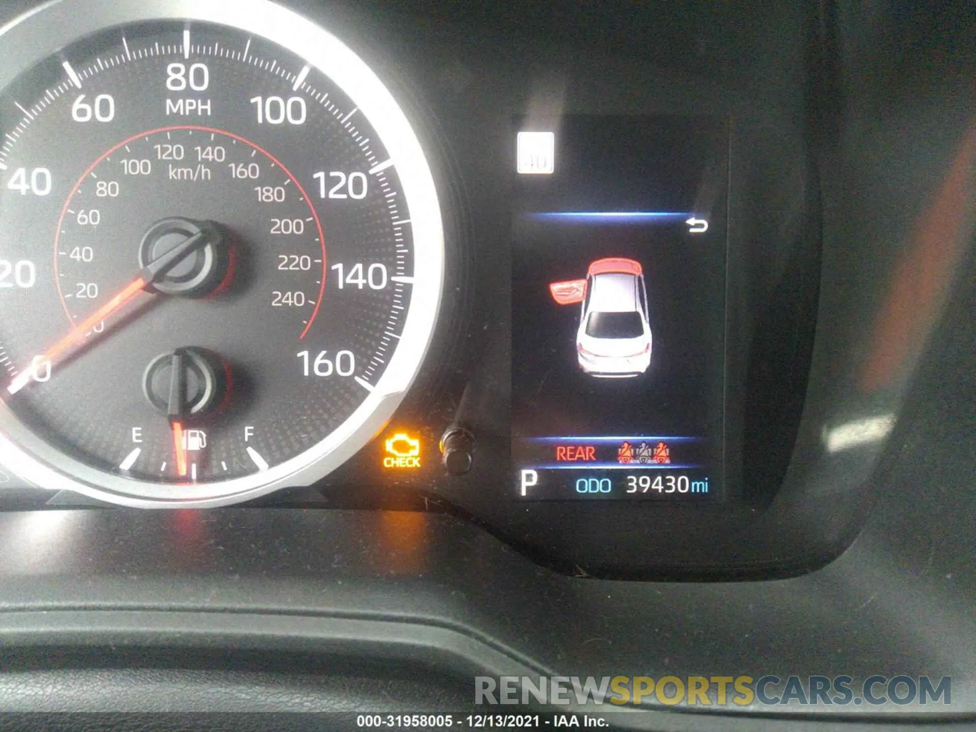7 fotografías del automóvil dañado 5YFS4RCE5LP030694 TOYOTA COROLLA 2020