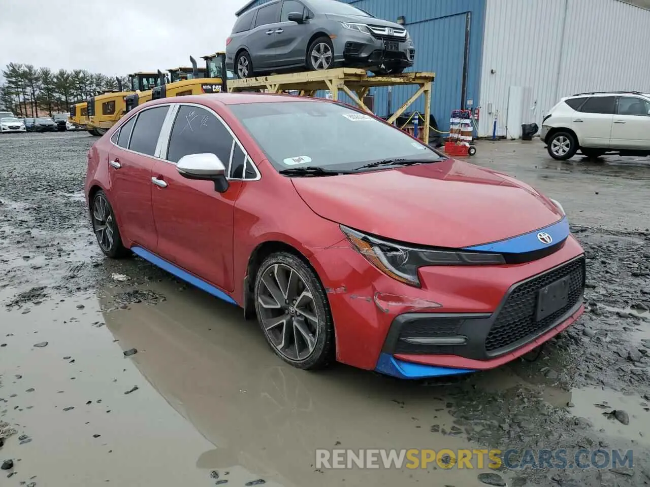 4 fotografías del automóvil dañado 5YFS4RCE5LP037483 TOYOTA COROLLA 2020
