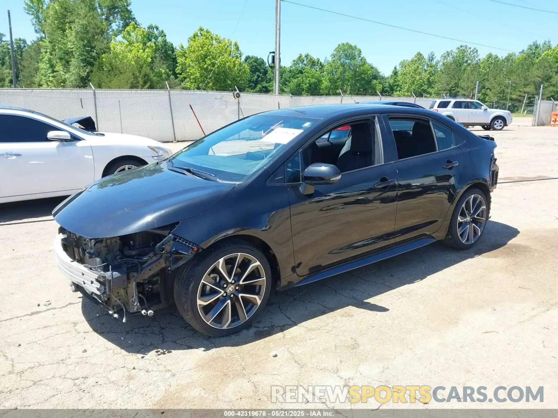 2 fotografías del automóvil dañado 5YFS4RCE5LP040822 TOYOTA COROLLA 2020
