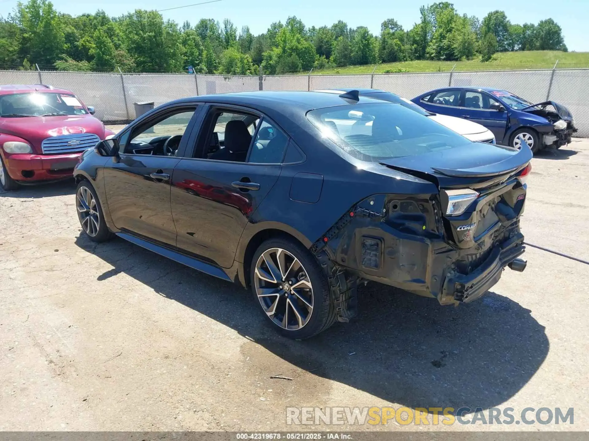 3 fotografías del automóvil dañado 5YFS4RCE5LP040822 TOYOTA COROLLA 2020