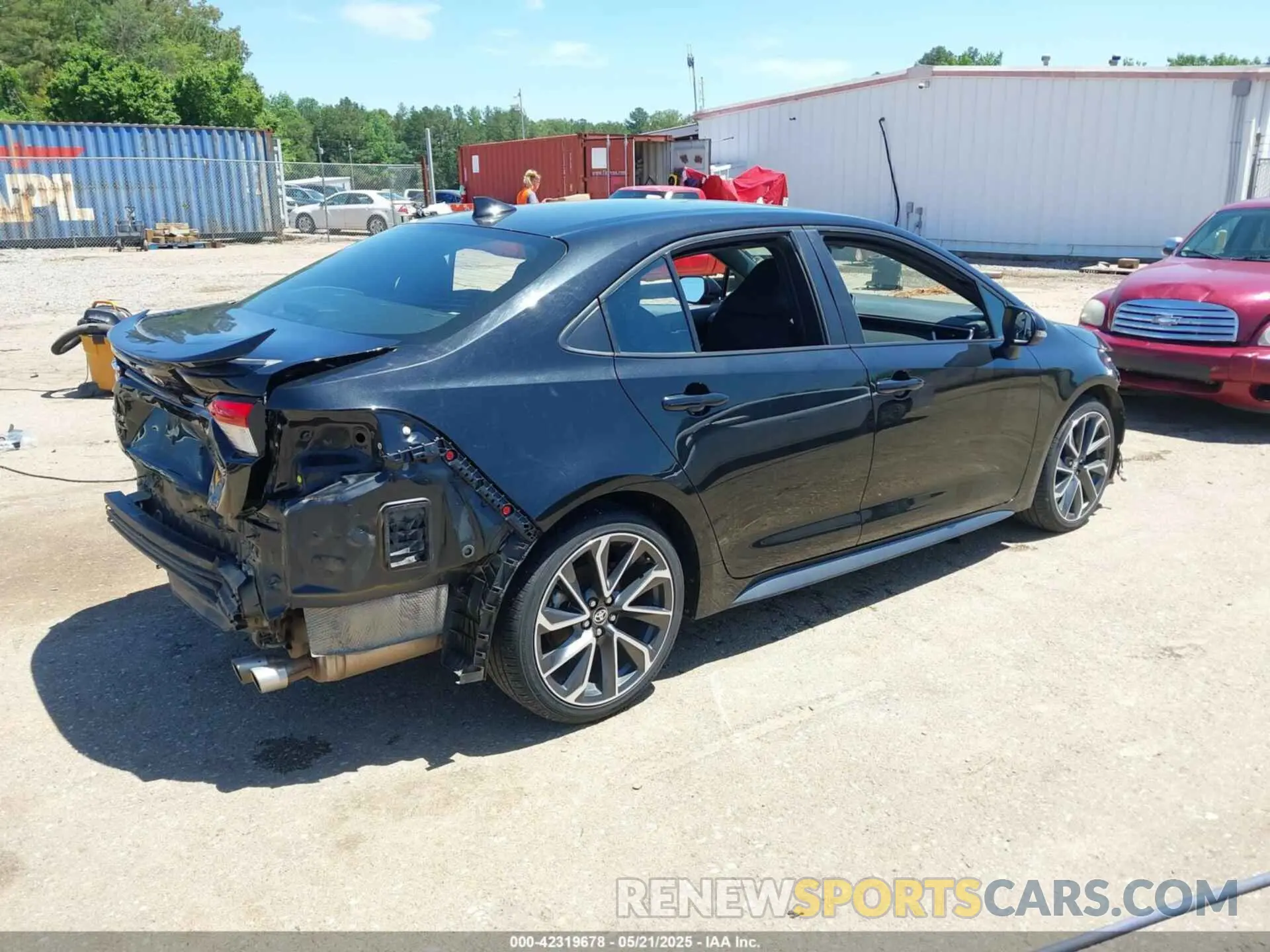4 fotografías del automóvil dañado 5YFS4RCE5LP040822 TOYOTA COROLLA 2020