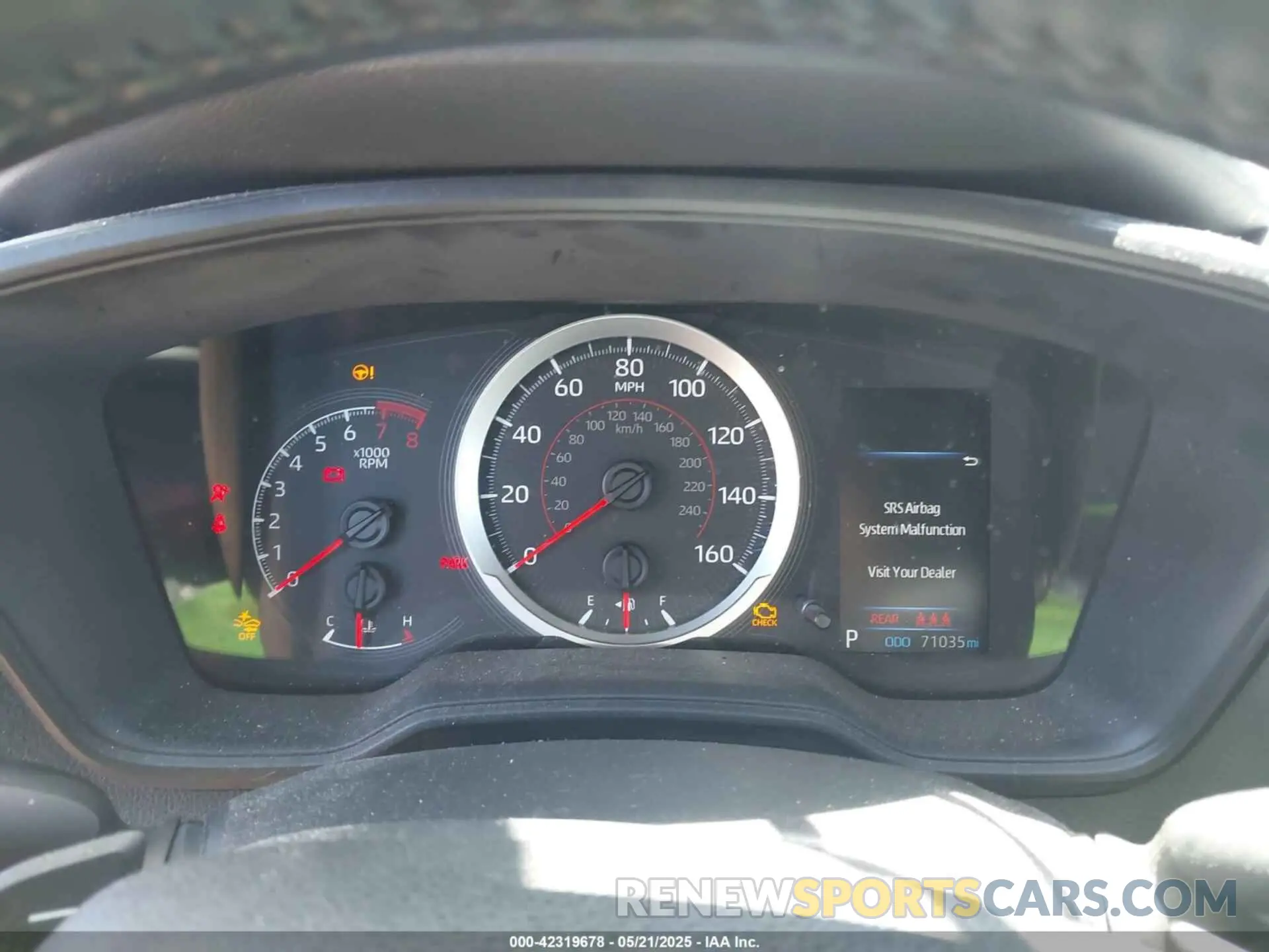 7 fotografías del automóvil dañado 5YFS4RCE5LP040822 TOYOTA COROLLA 2020