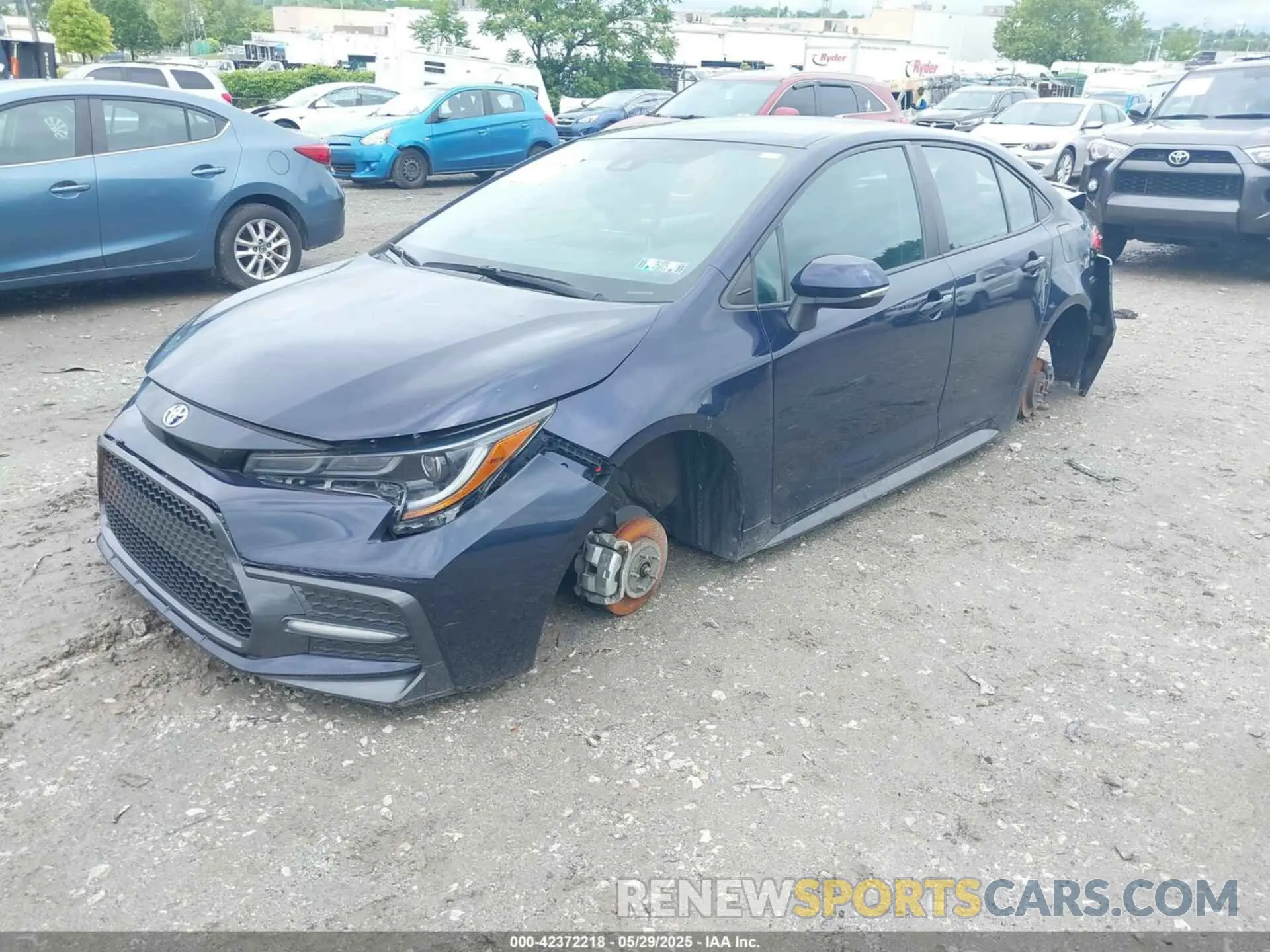 2 fotografías del automóvil dañado 5YFS4RCE5LP044336 TOYOTA COROLLA 2020