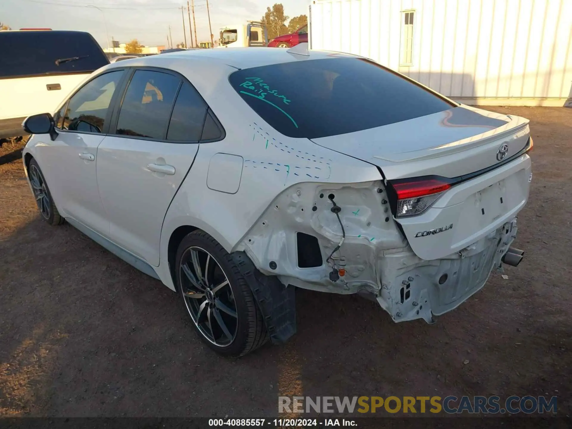 3 fotografías del automóvil dañado 5YFS4RCE5LP046541 TOYOTA COROLLA 2020