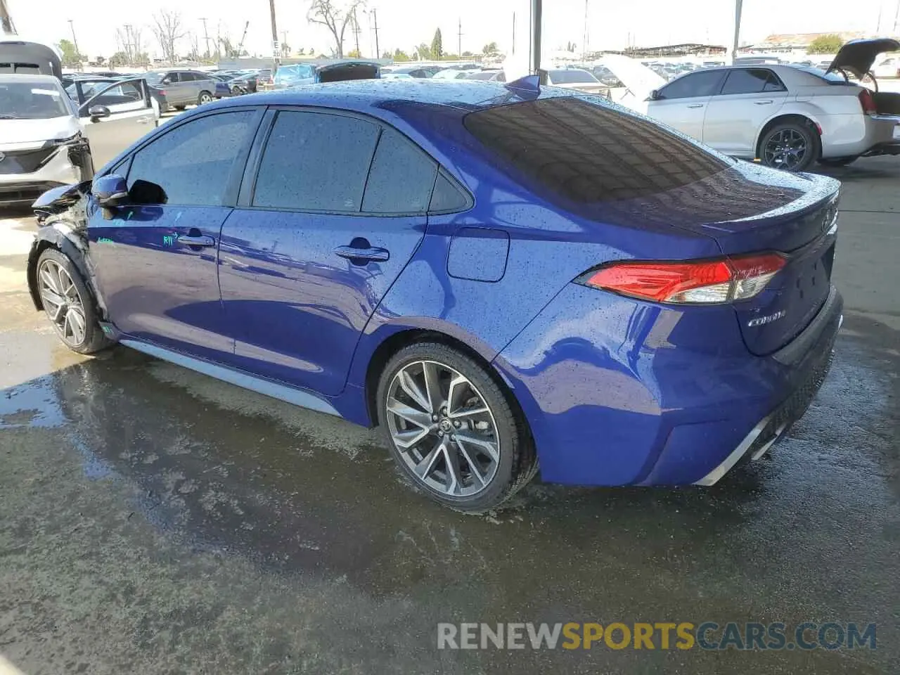 2 fotografías del automóvil dañado 5YFS4RCE5LP053585 TOYOTA COROLLA 2020