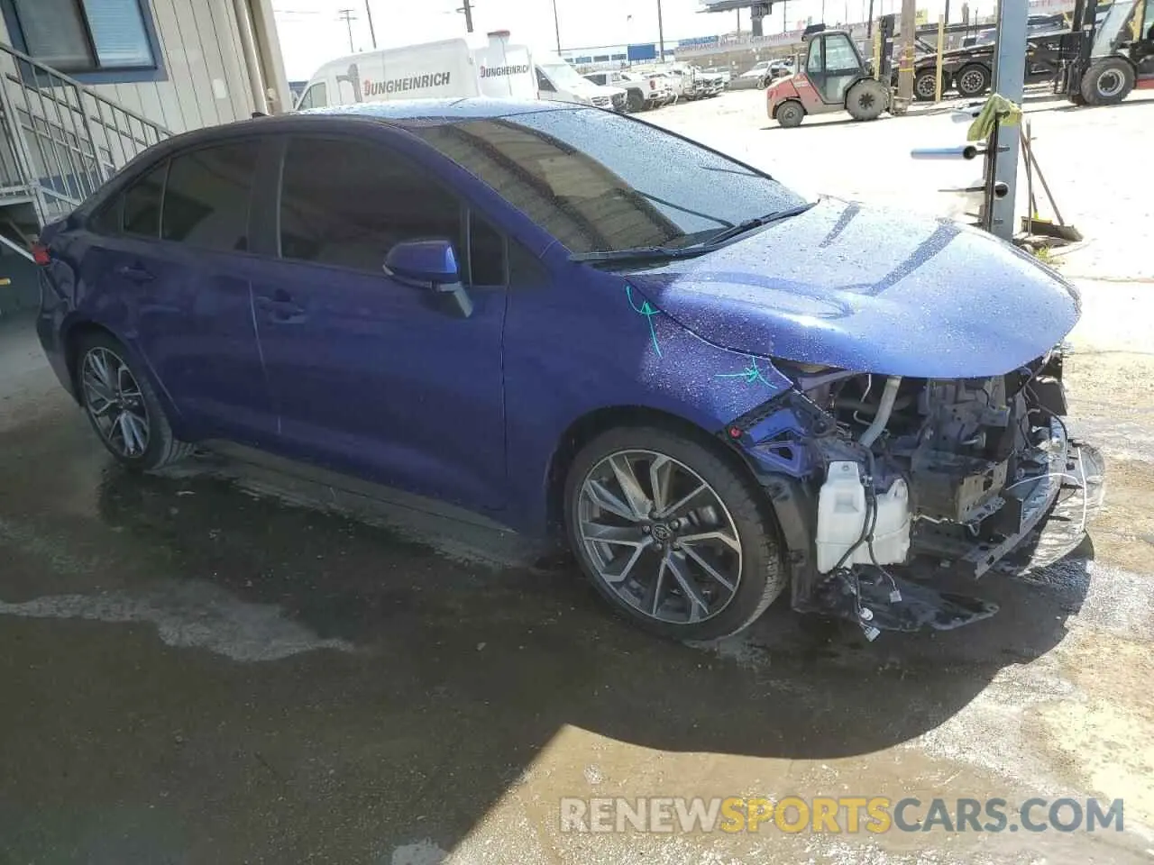 4 fotografías del automóvil dañado 5YFS4RCE5LP053585 TOYOTA COROLLA 2020