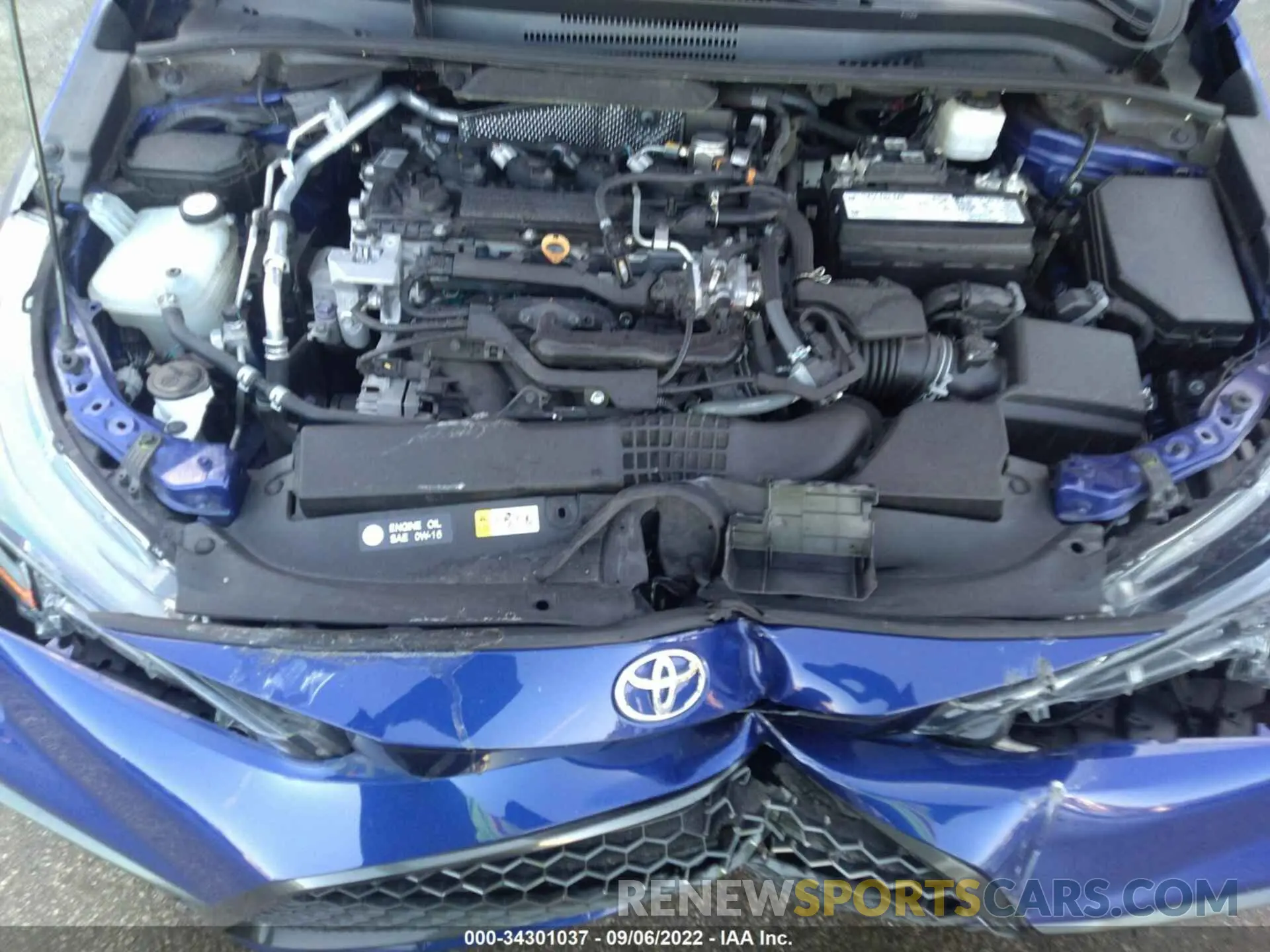 10 fotografías del automóvil dañado 5YFS4RCE5LP053764 TOYOTA COROLLA 2020