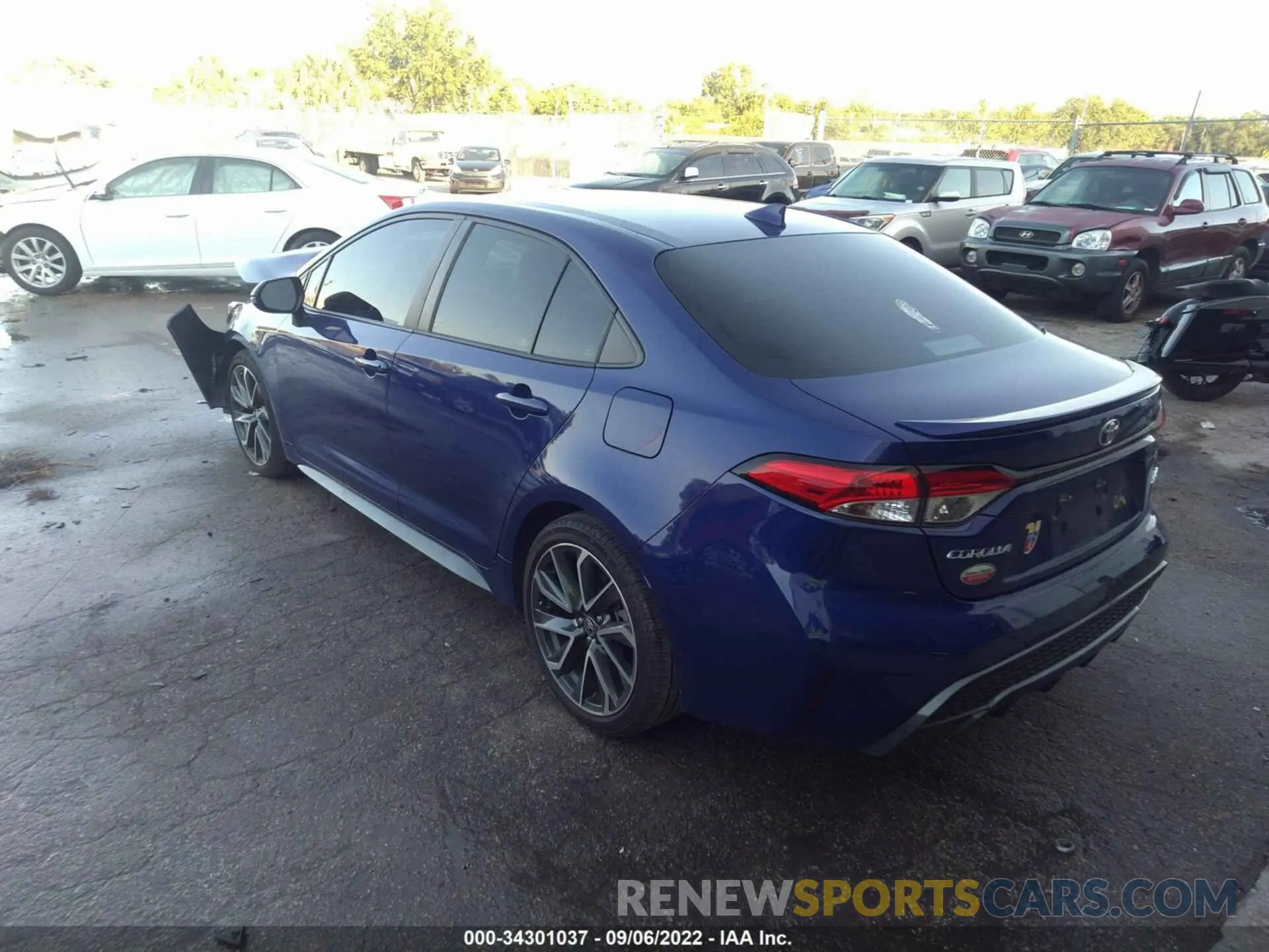 3 fotografías del automóvil dañado 5YFS4RCE5LP053764 TOYOTA COROLLA 2020