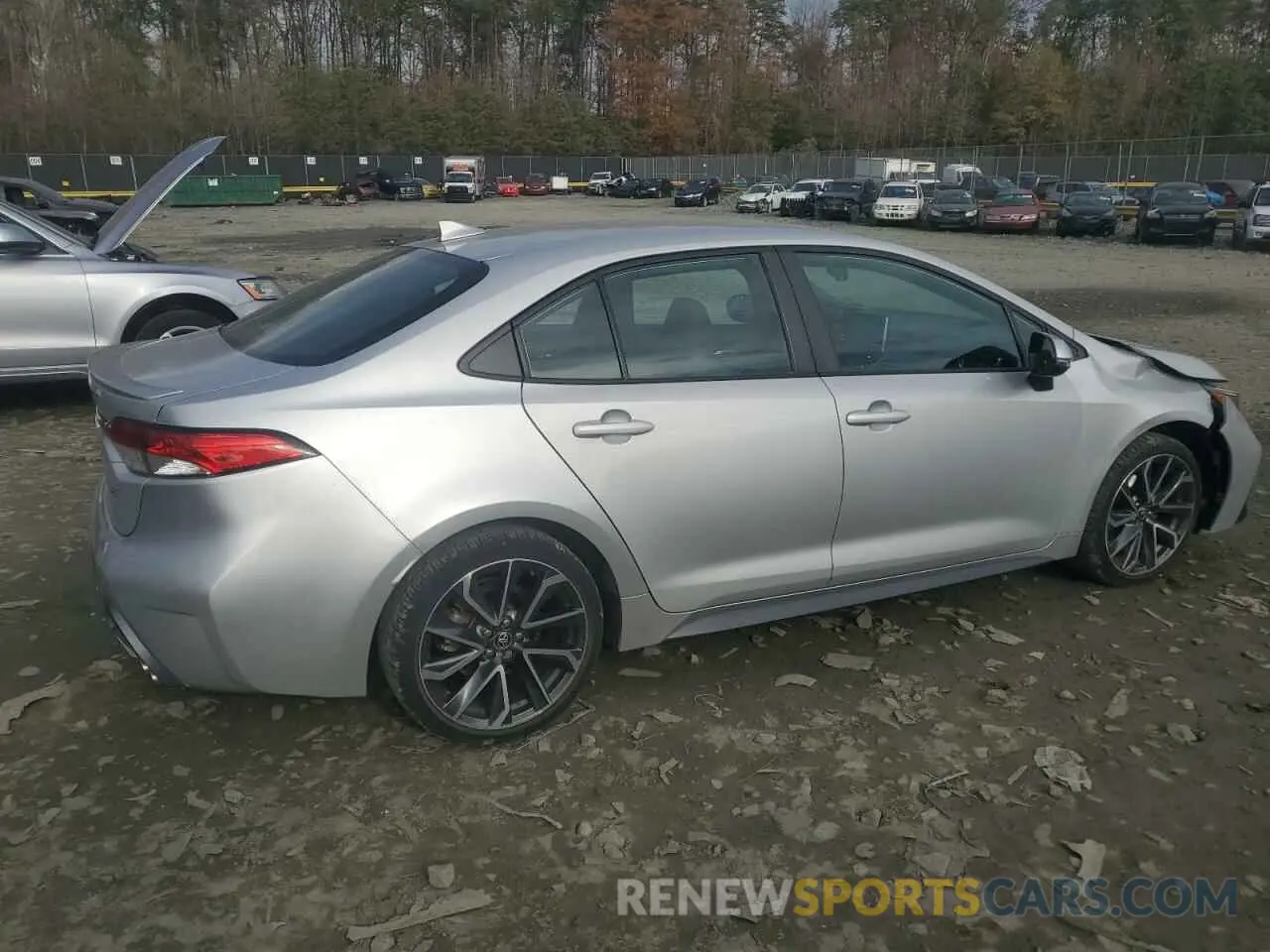 3 fotografías del automóvil dañado 5YFS4RCE6LP017923 TOYOTA COROLLA 2020