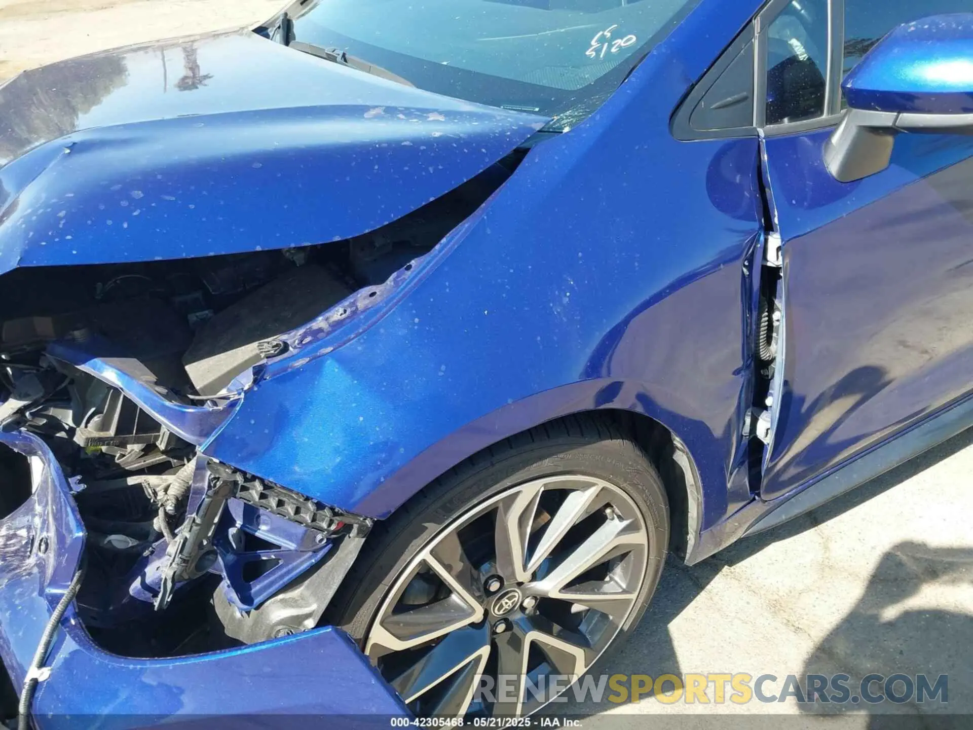 6 fotografías del automóvil dañado 5YFS4RCE6LP028551 TOYOTA COROLLA 2020