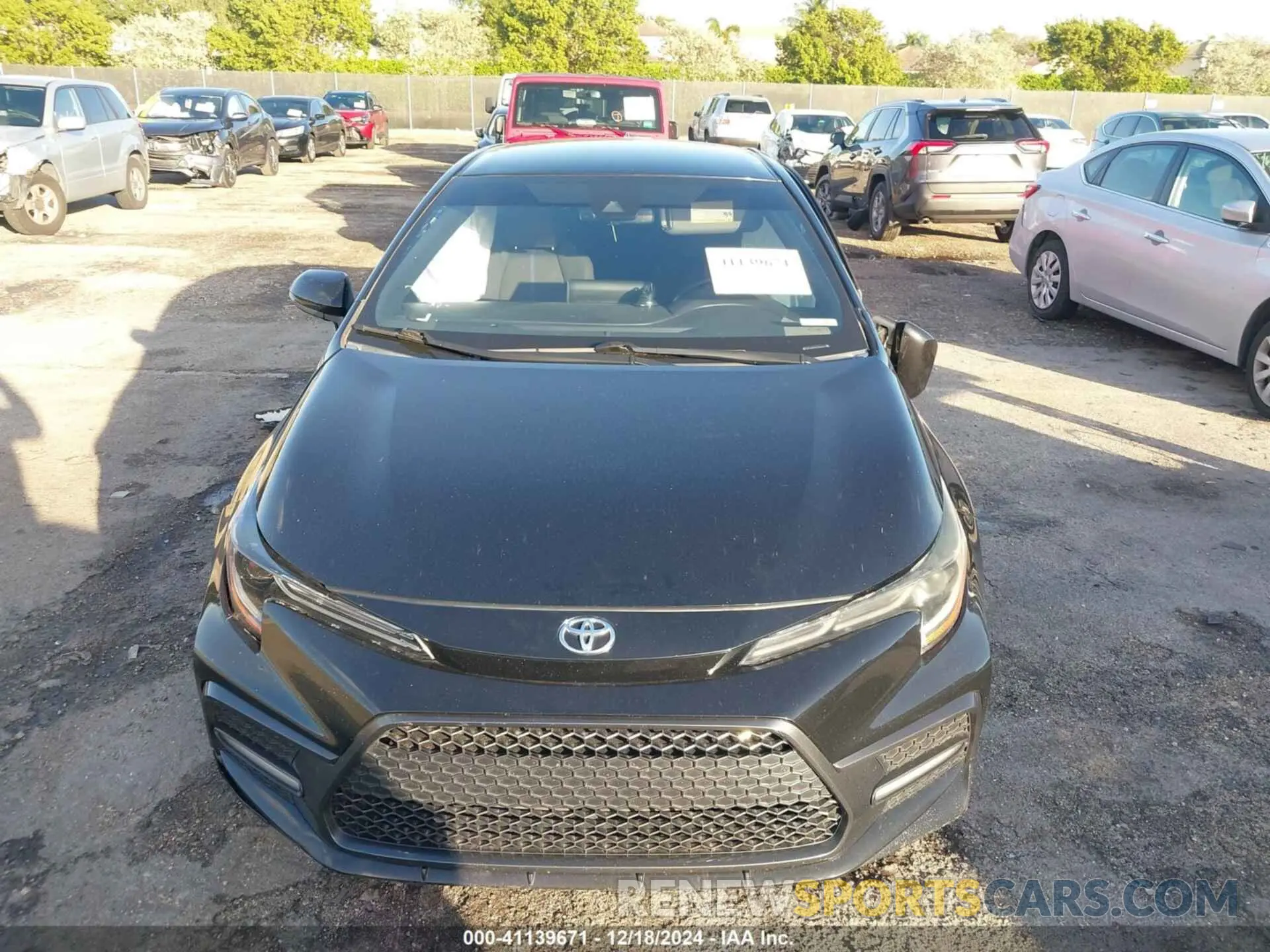 13 fotografías del automóvil dañado 5YFS4RCE6LP032812 TOYOTA COROLLA 2020