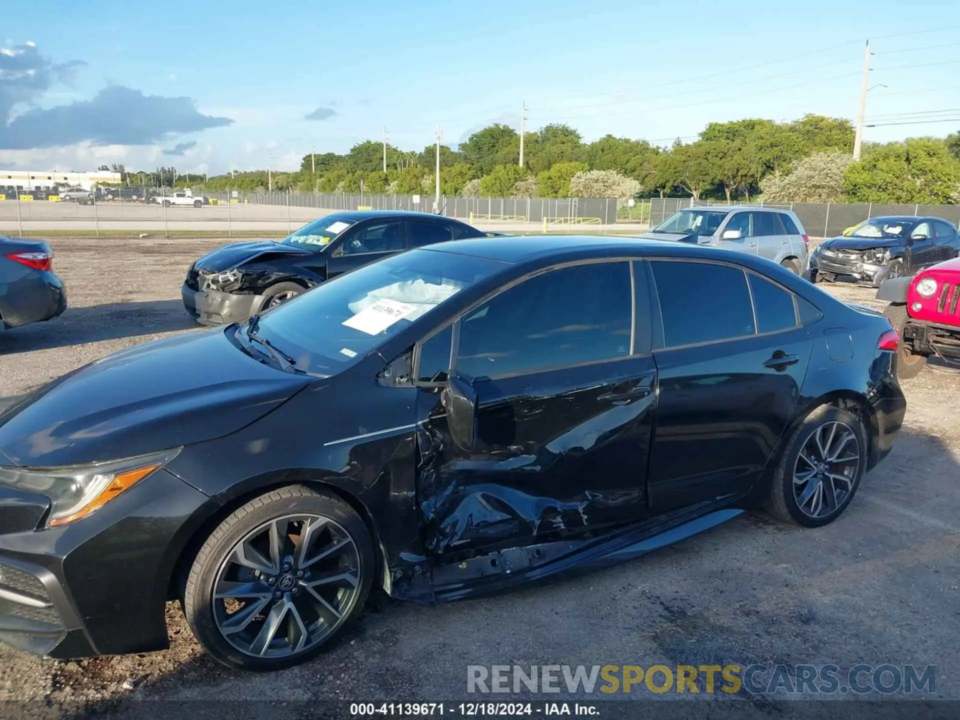 6 fotografías del automóvil dañado 5YFS4RCE6LP032812 TOYOTA COROLLA 2020