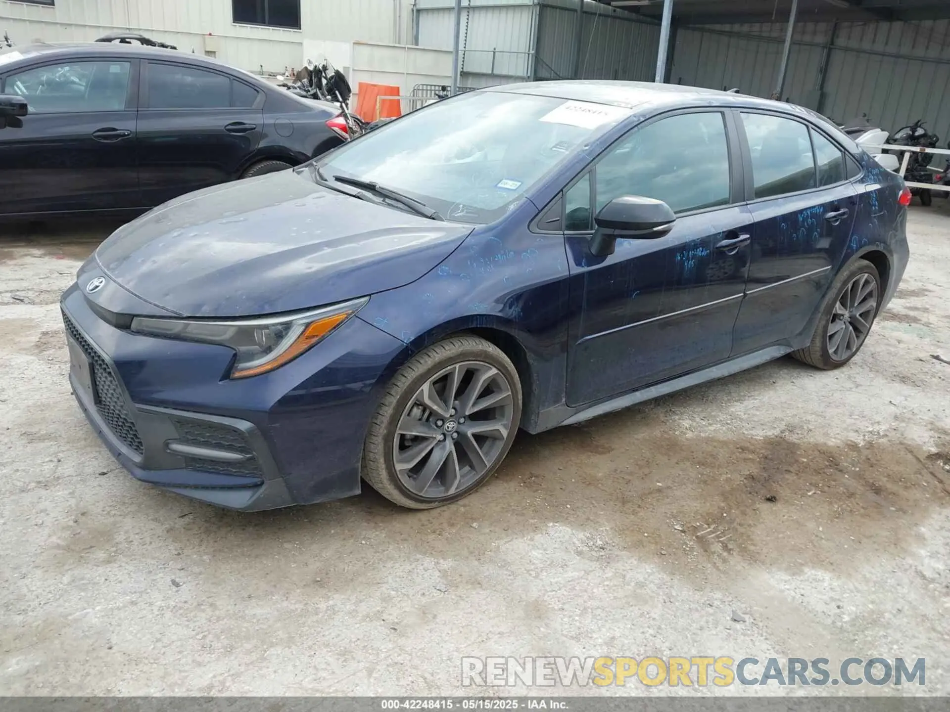 2 fotografías del automóvil dañado 5YFS4RCE6LP040831 TOYOTA COROLLA 2020
