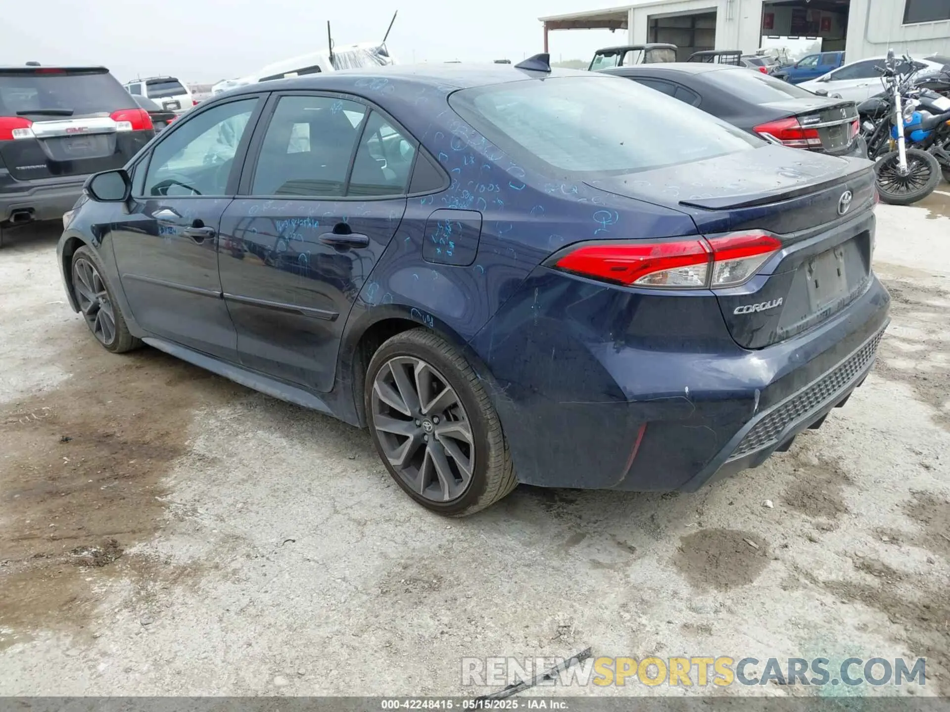 3 fotografías del automóvil dañado 5YFS4RCE6LP040831 TOYOTA COROLLA 2020