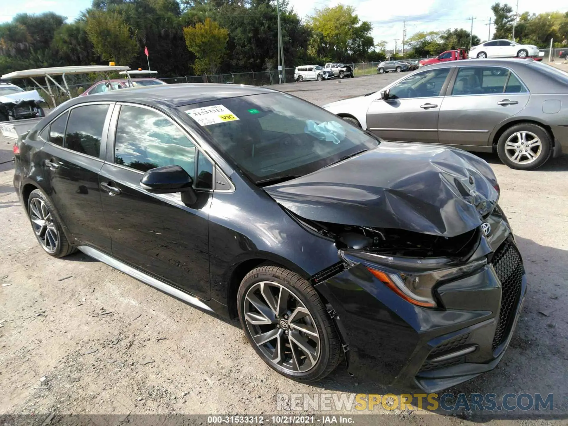 1 fotografías del automóvil dañado 5YFS4RCE6LP043325 TOYOTA COROLLA 2020