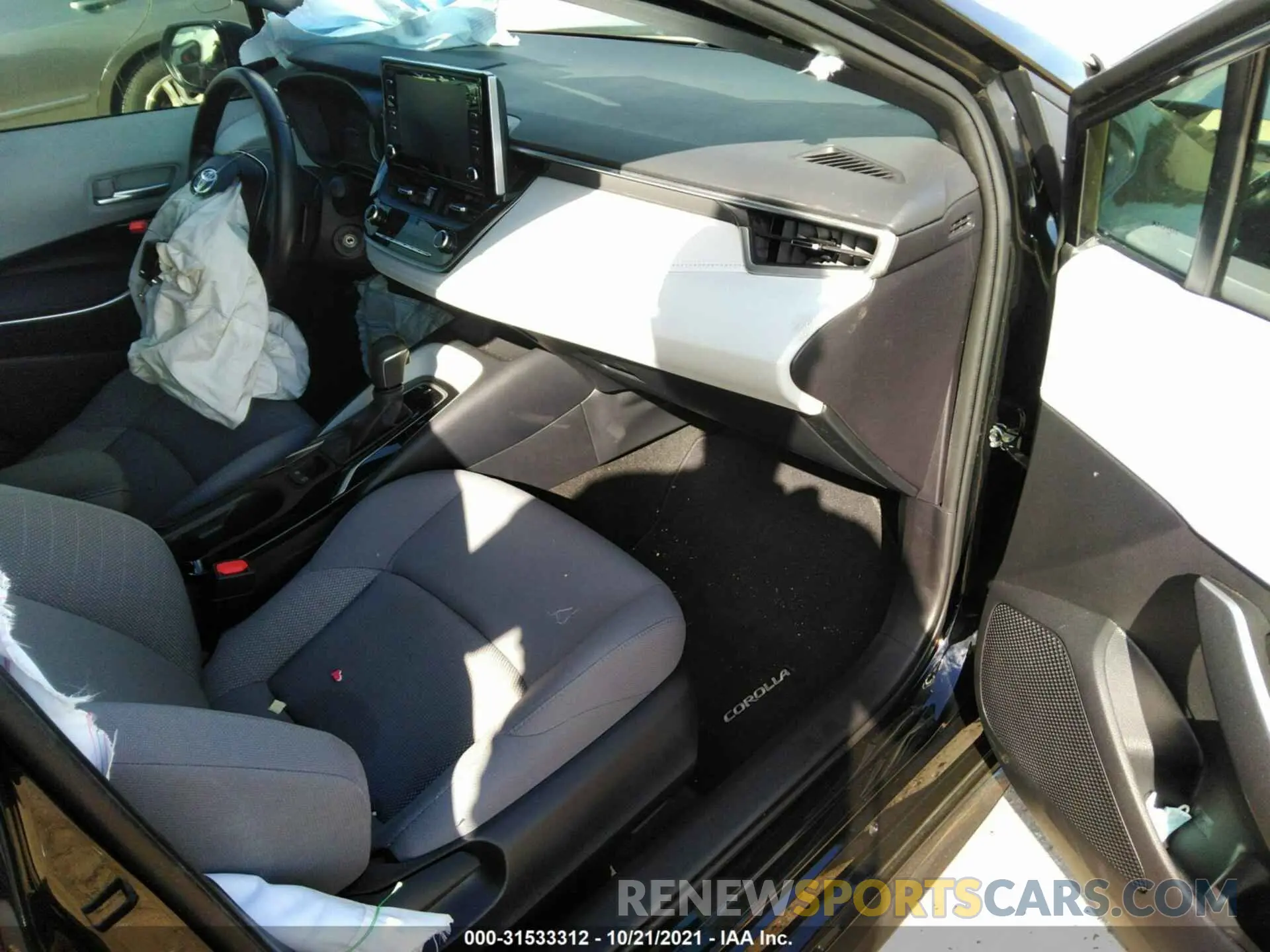 5 fotografías del automóvil dañado 5YFS4RCE6LP043325 TOYOTA COROLLA 2020