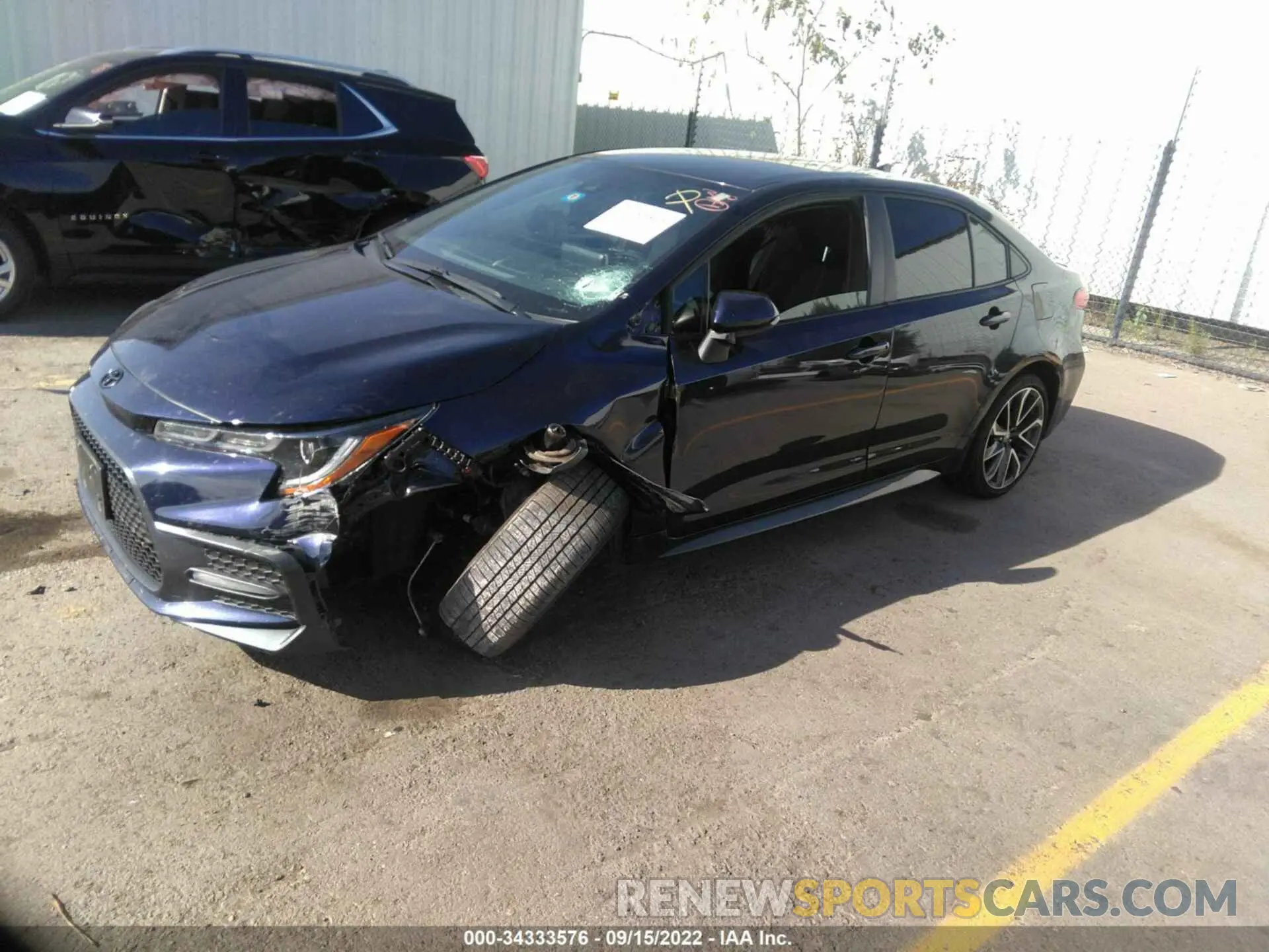 2 fotografías del automóvil dañado 5YFS4RCE6LP050520 TOYOTA COROLLA 2020