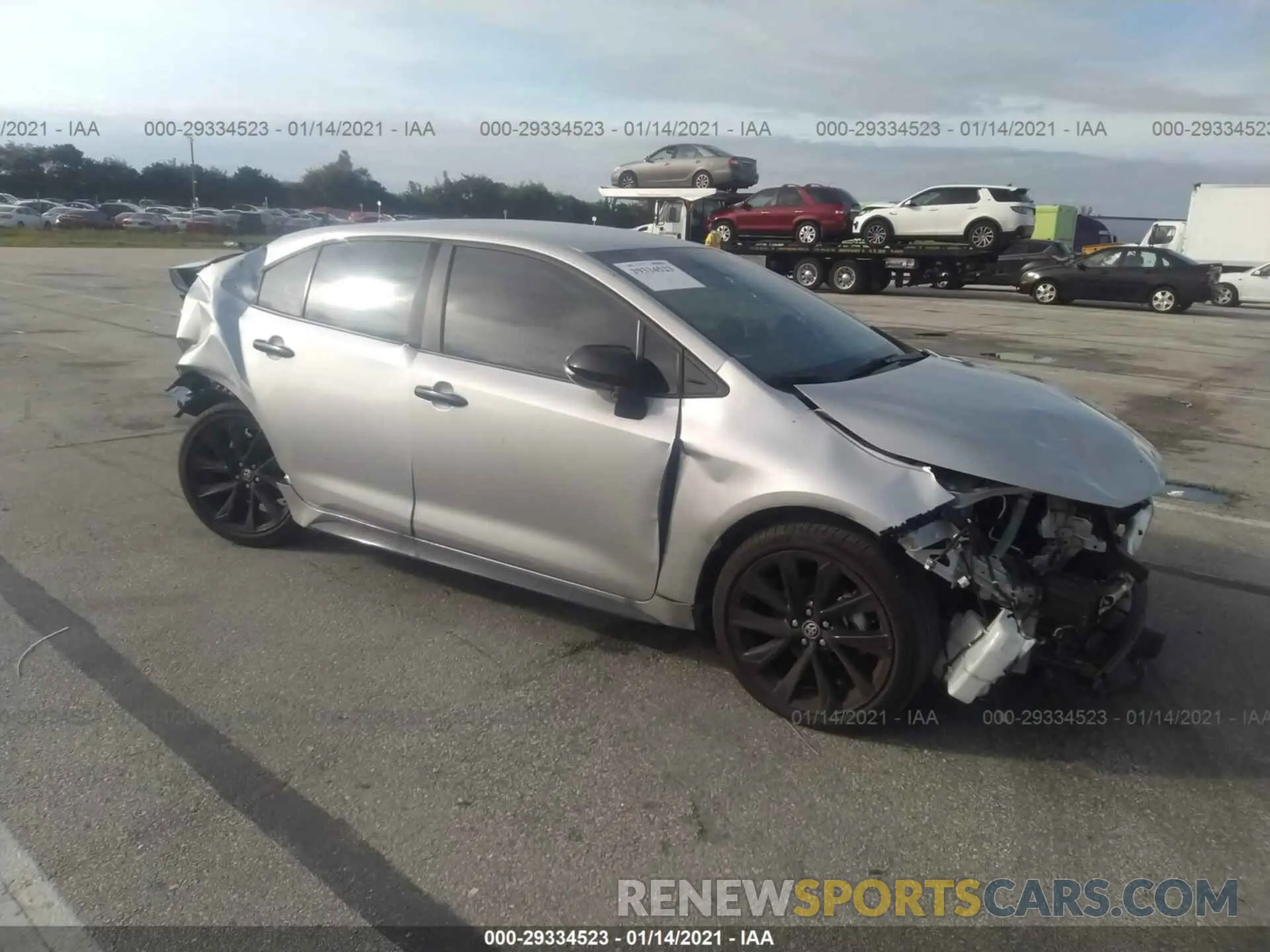 1 fotografías del automóvil dañado 5YFS4RCE6LP053868 TOYOTA COROLLA 2020