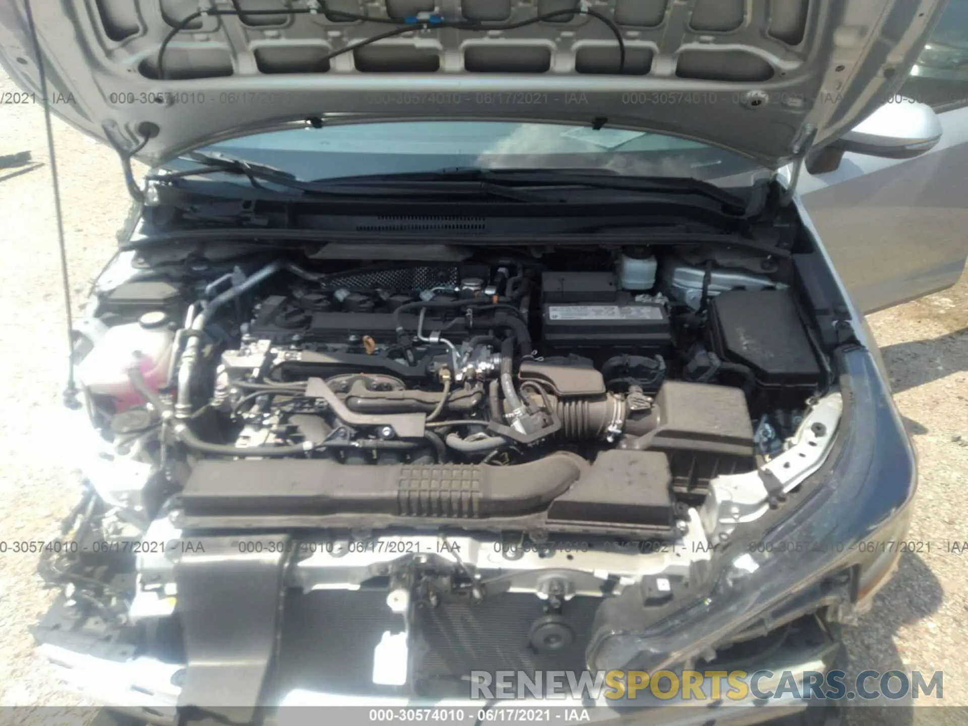 10 fotografías del automóvil dañado 5YFS4RCE6LP054518 TOYOTA COROLLA 2020