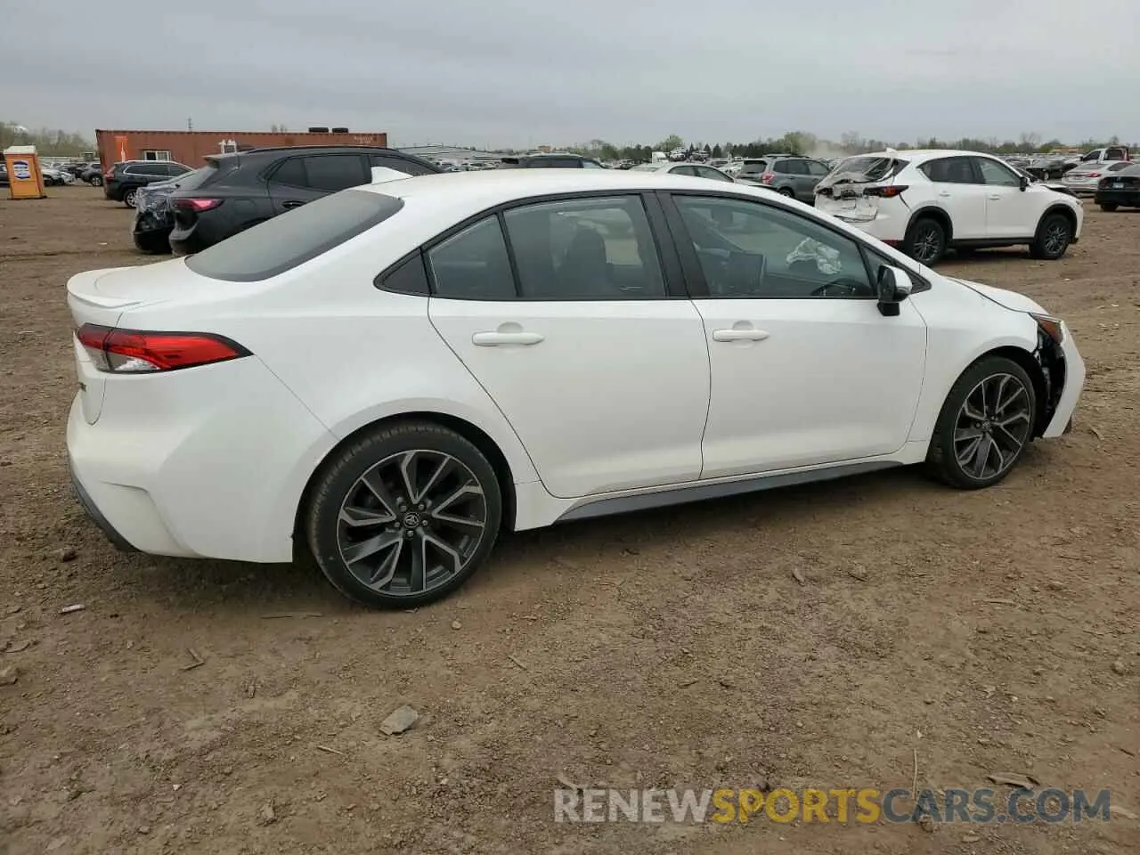 3 fotografías del automóvil dañado 5YFS4RCE7LP008759 TOYOTA COROLLA 2020