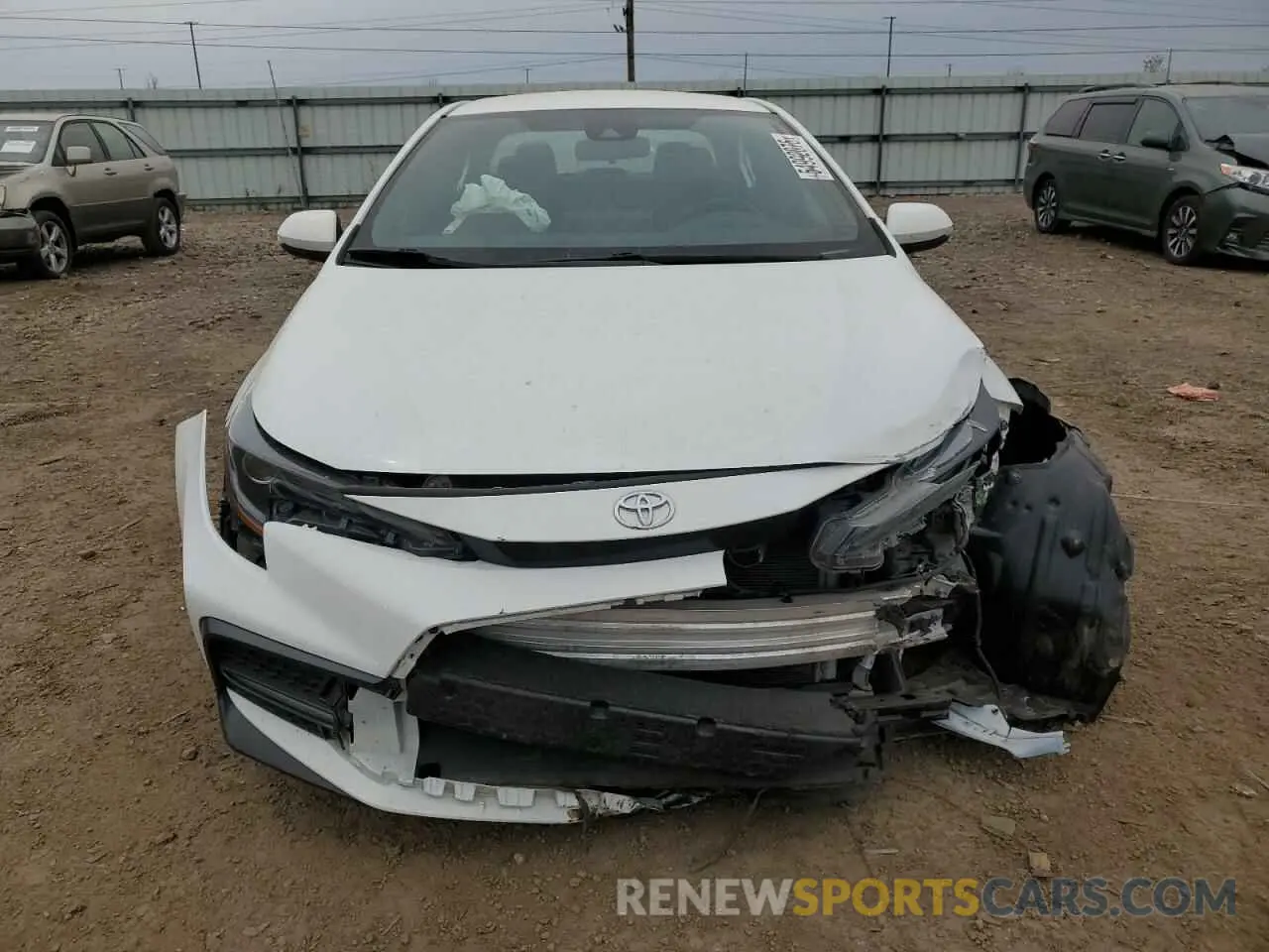 5 fotografías del automóvil dañado 5YFS4RCE7LP008759 TOYOTA COROLLA 2020