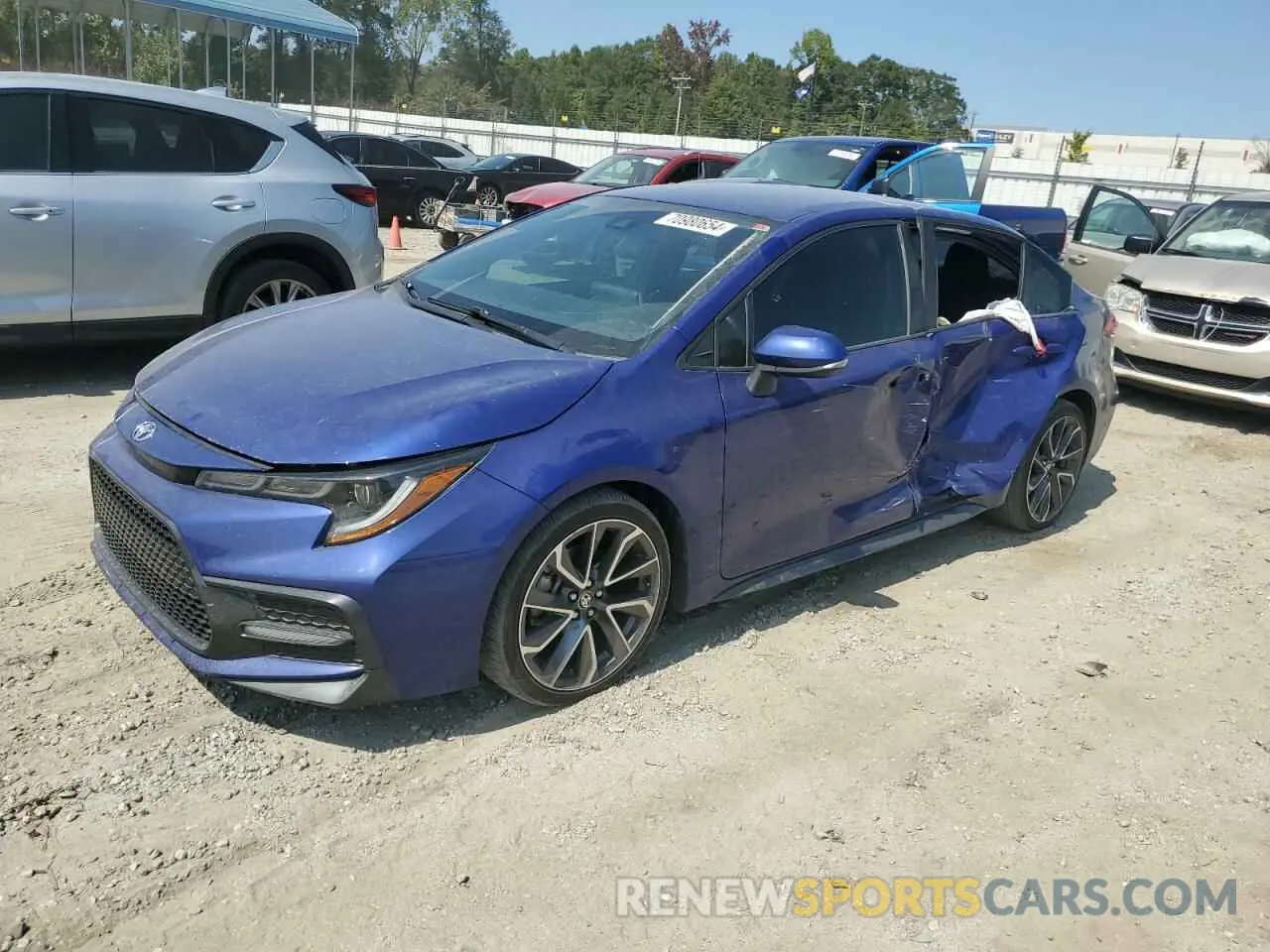 1 fotografías del automóvil dañado 5YFS4RCE7LP009538 TOYOTA COROLLA 2020